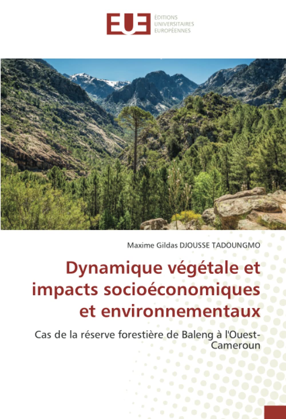 Dynamique végétale et impacts socioéconomiques et environnementaux: Cas de la réserve forestière de Baleng à l'Ouest-Cameroun book