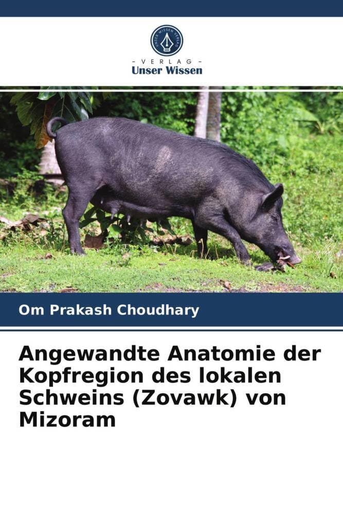 Angewandte Anatomie der Kopfregion des lokalen Schweins (Zovawk) von Mizoram Medicine
