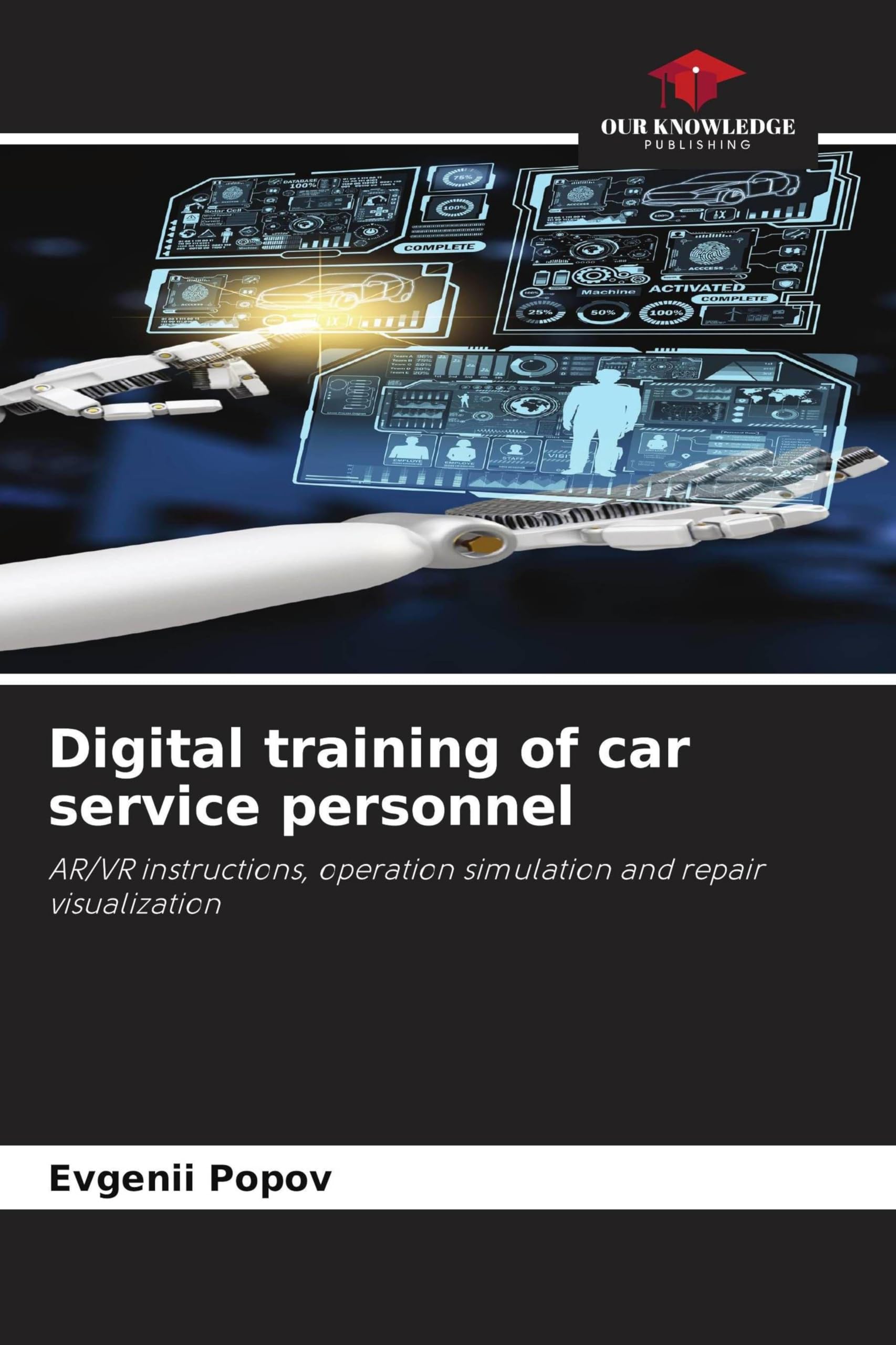 Digital training of car service personnel Books