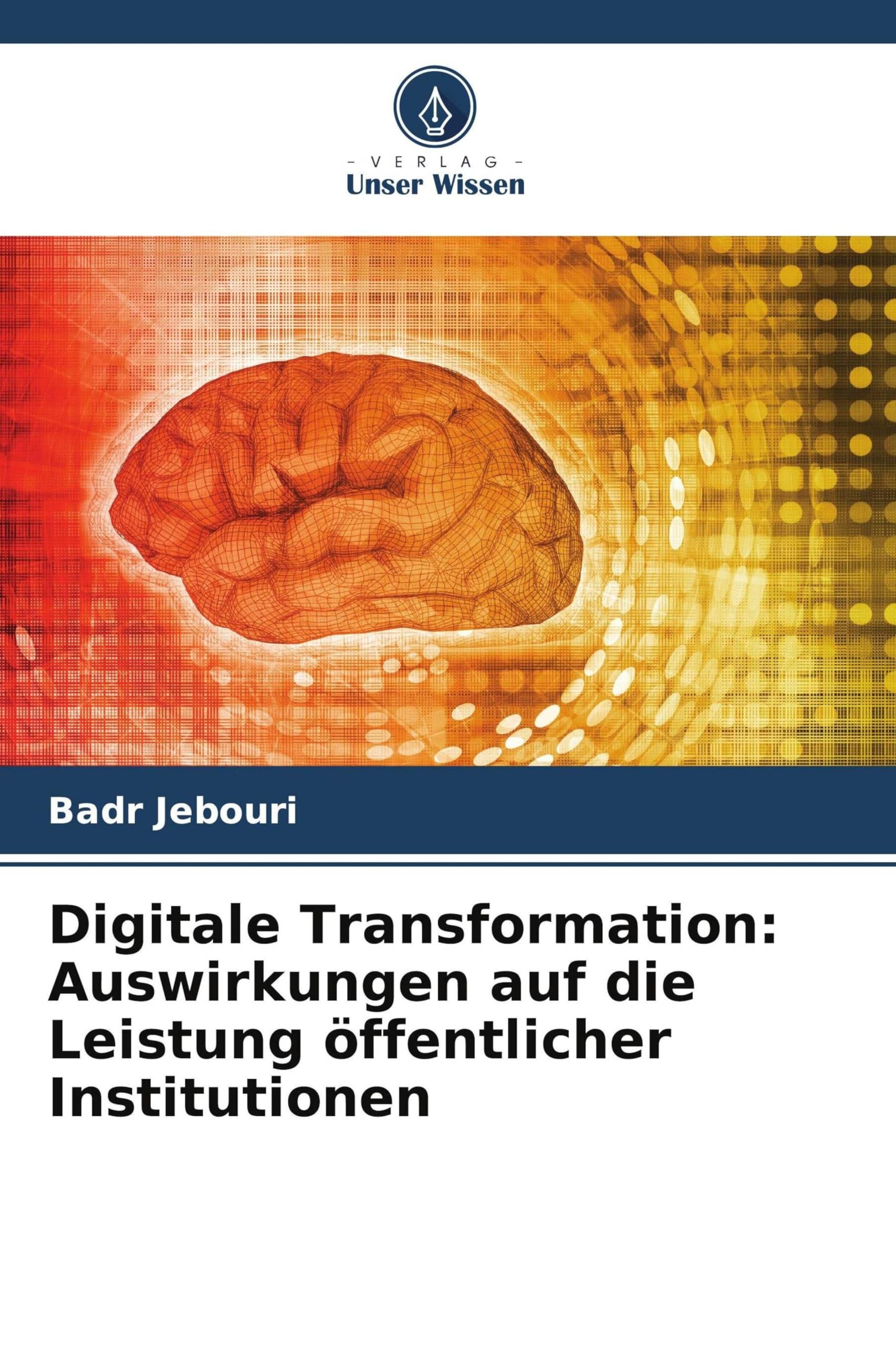 Digitale Transformation: Auswirkungen auf die Leistung öffentlicher Institutionen Books