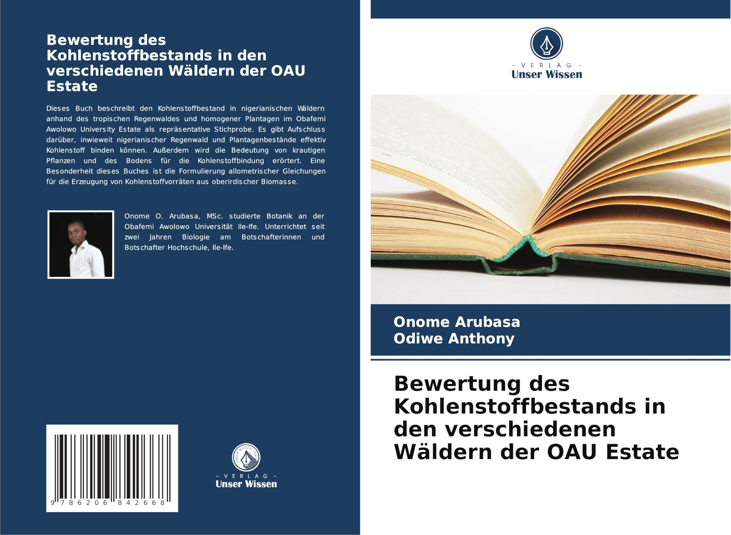 Bewertung des Kohlenstoffbestands in den verschiedenen Wäldern der OAU Estate Natural Sciences