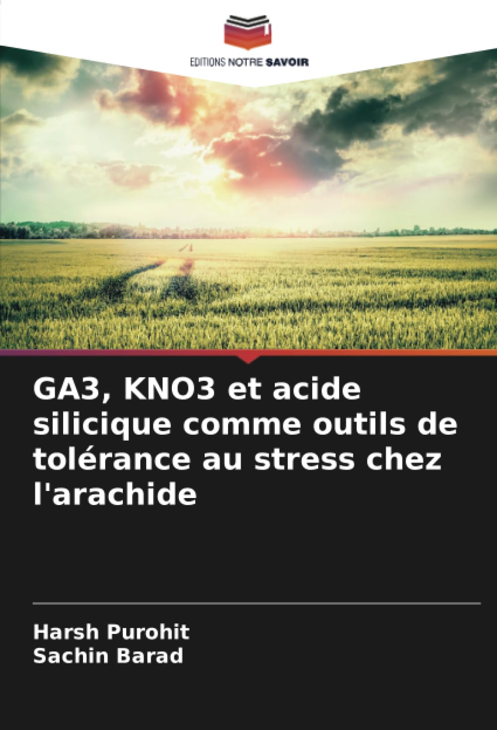 GA3, KNO3 et acide silicique comme outils de tolérance au stress chez l'arachide book