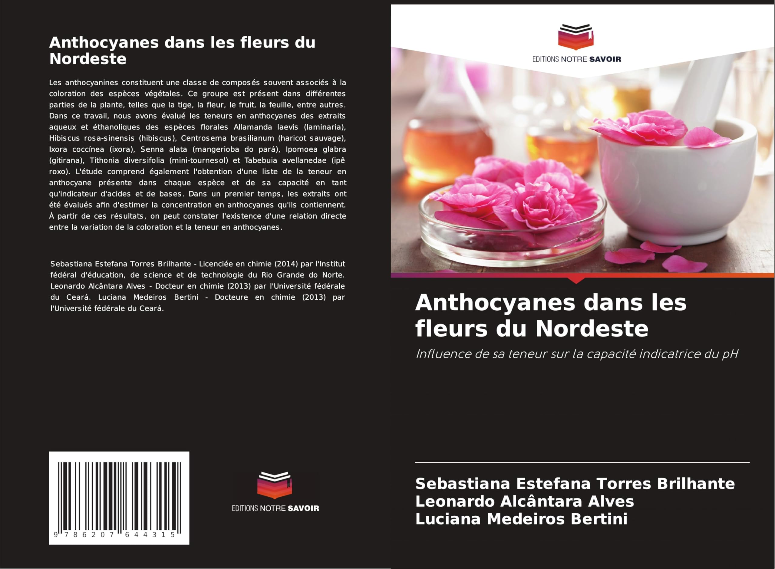 Anthocyanes dans les fleurs du Nordeste Natural Sciences