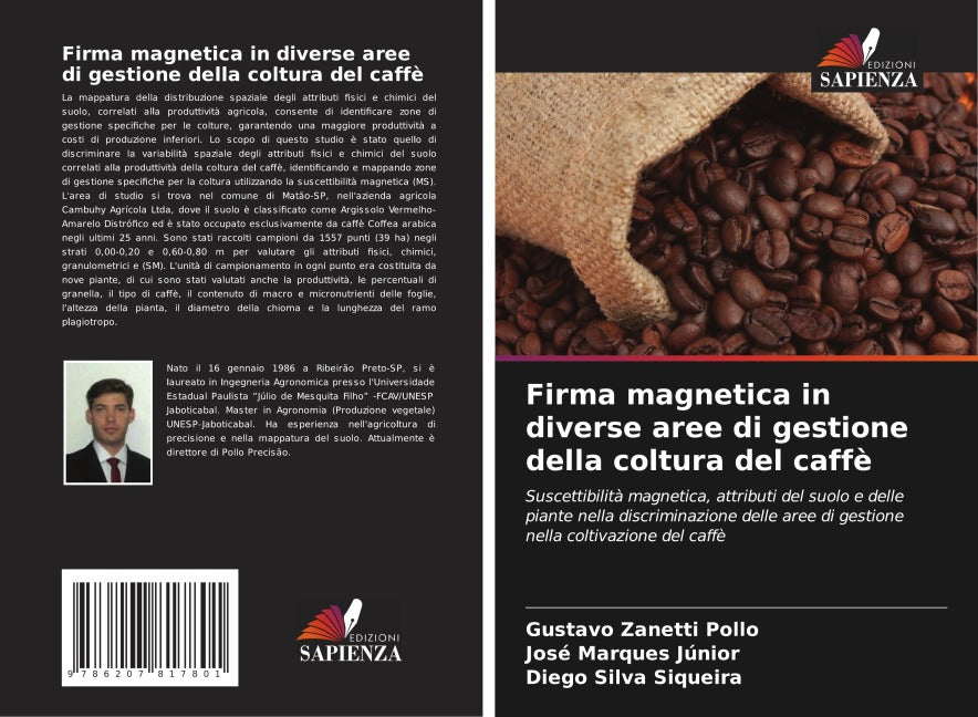 Firma magnetica in diverse aree di gestione della coltura del caffè Natural Sciences