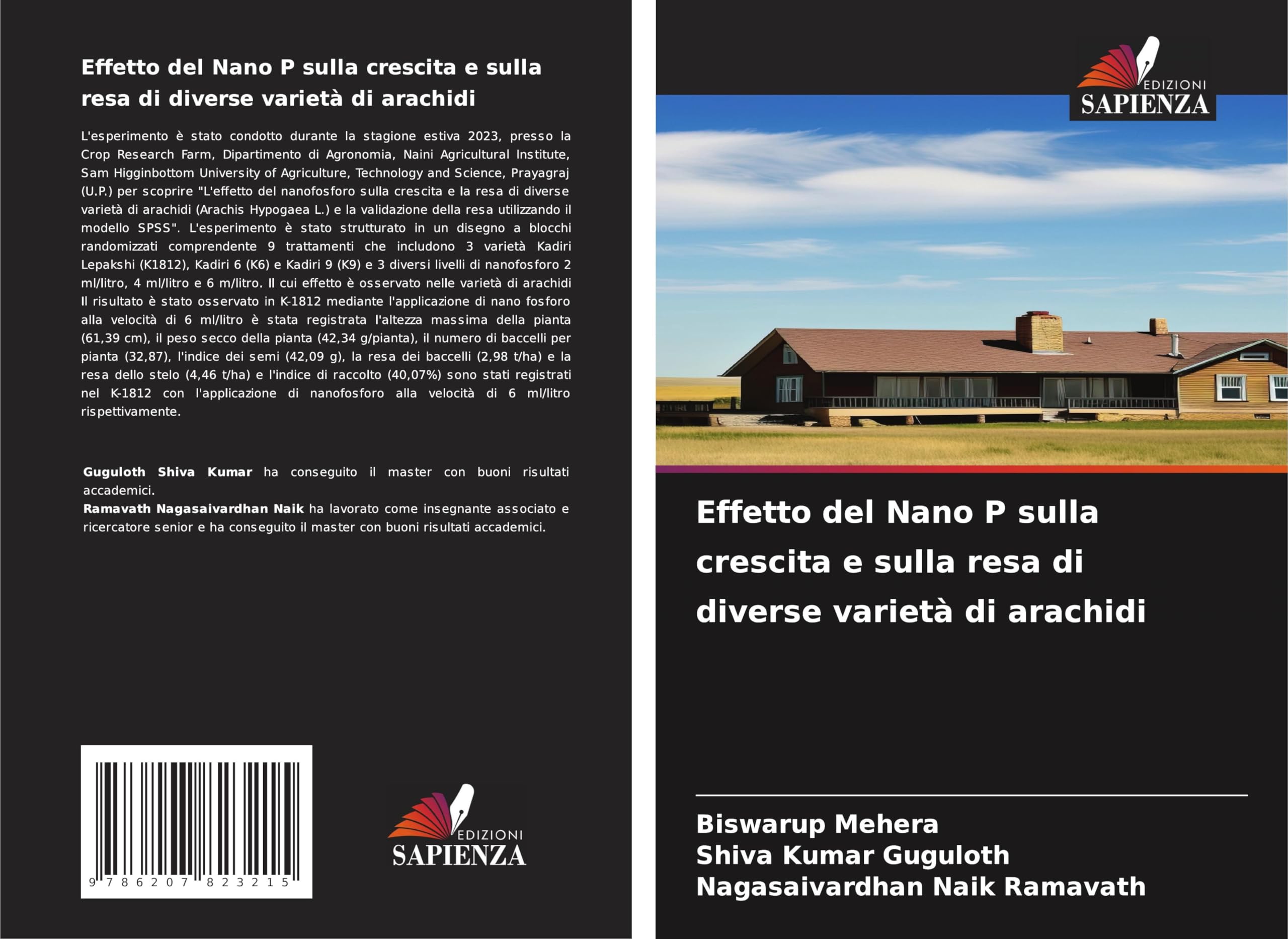 Effetto del Nano P sulla crescita e sulla resa di diverse varietà di arachidi Natural Sciences