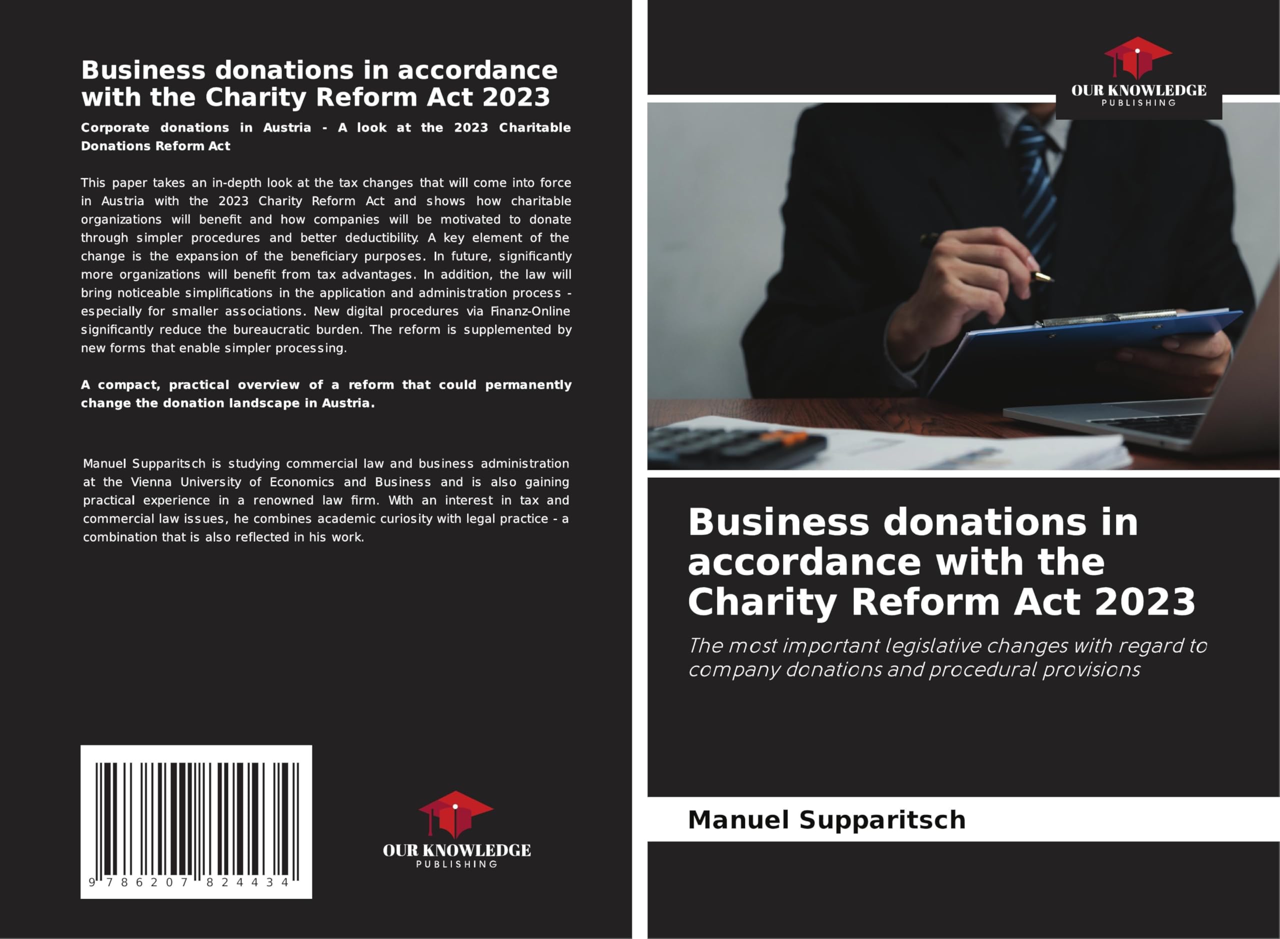 Business donations in accordance with the Charity Reform Act 2023: The most important legislative changes with regard to company donations and procedural provisions Law