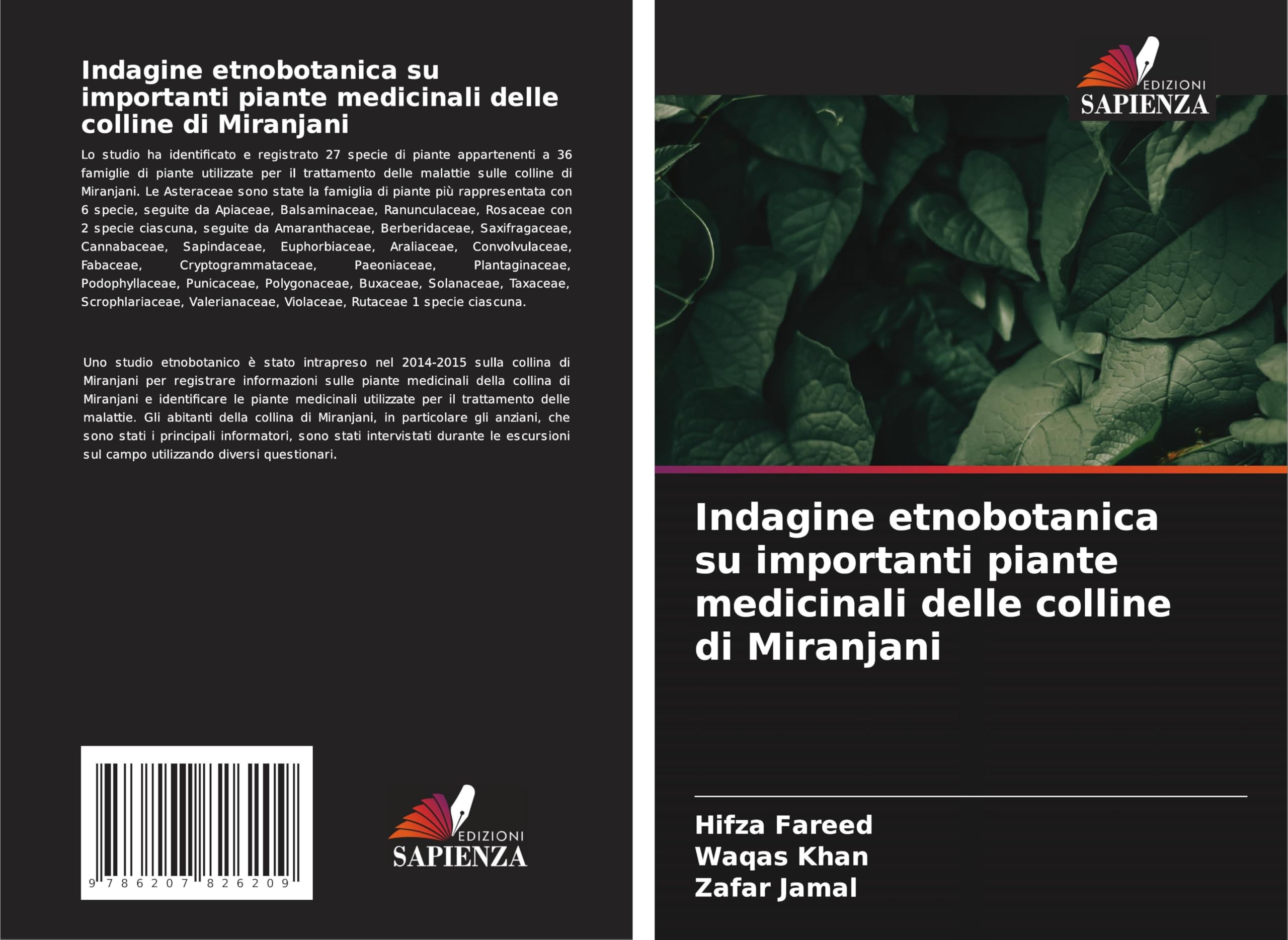 Indagine etnobotanica su importanti piante medicinali delle colline di Miranjani Natural Sciences
