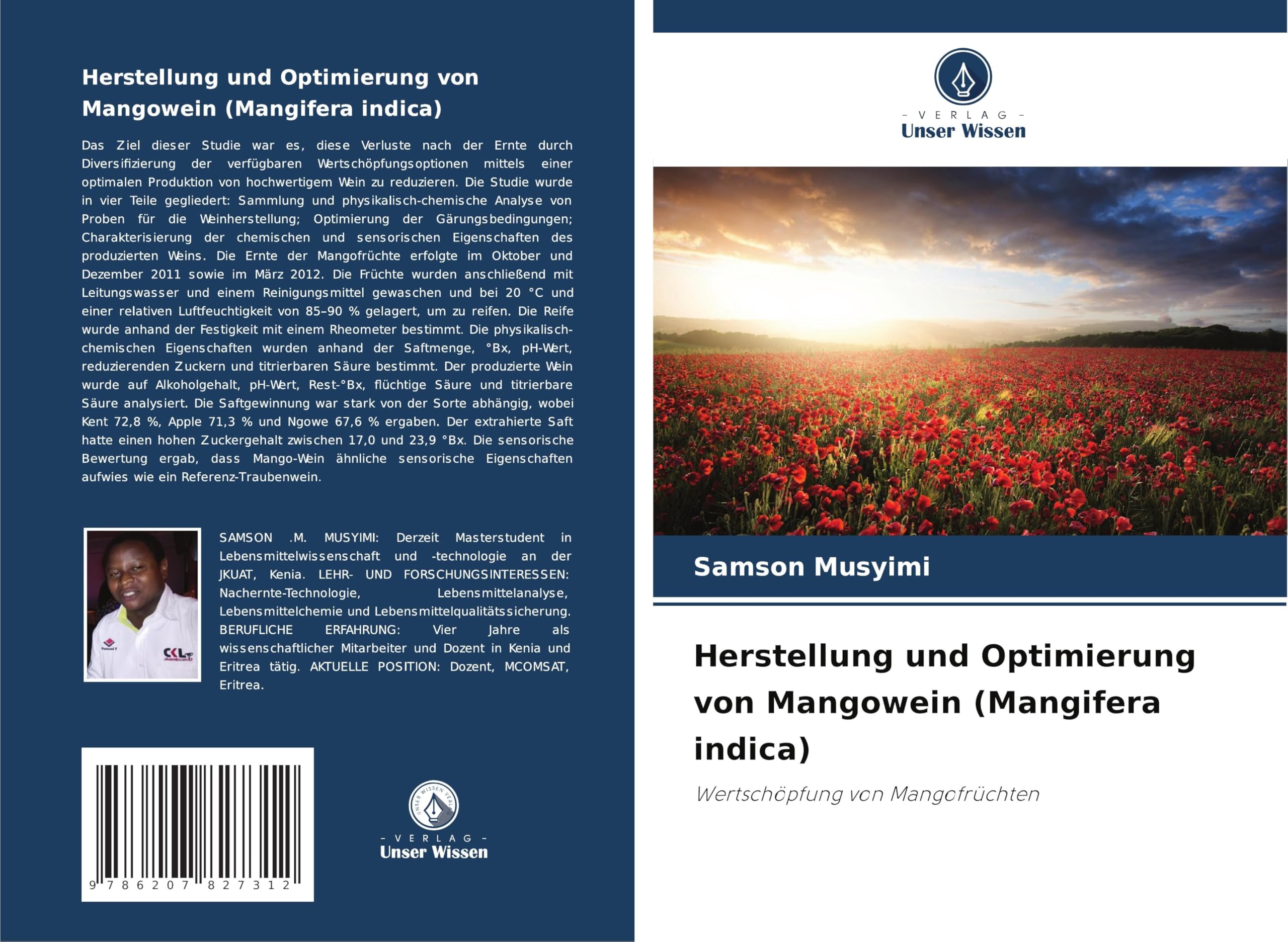Herstellung und Optimierung von Mangowein (Mangifera indica) Natural Sciences