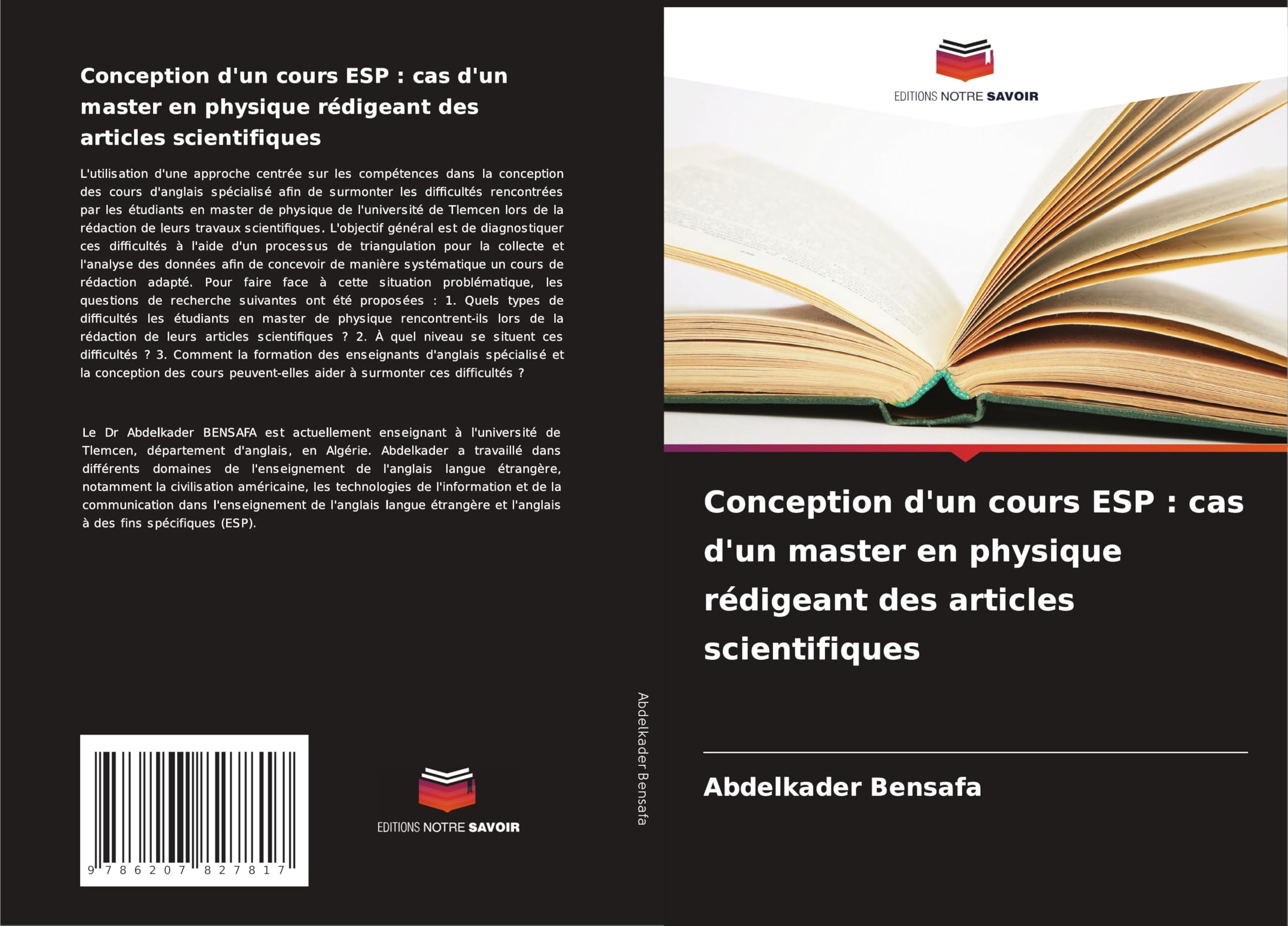 Conception d'un cours ESP : cas d'un master en physique rédigeant des articles scientifiques Business, Finance & Career