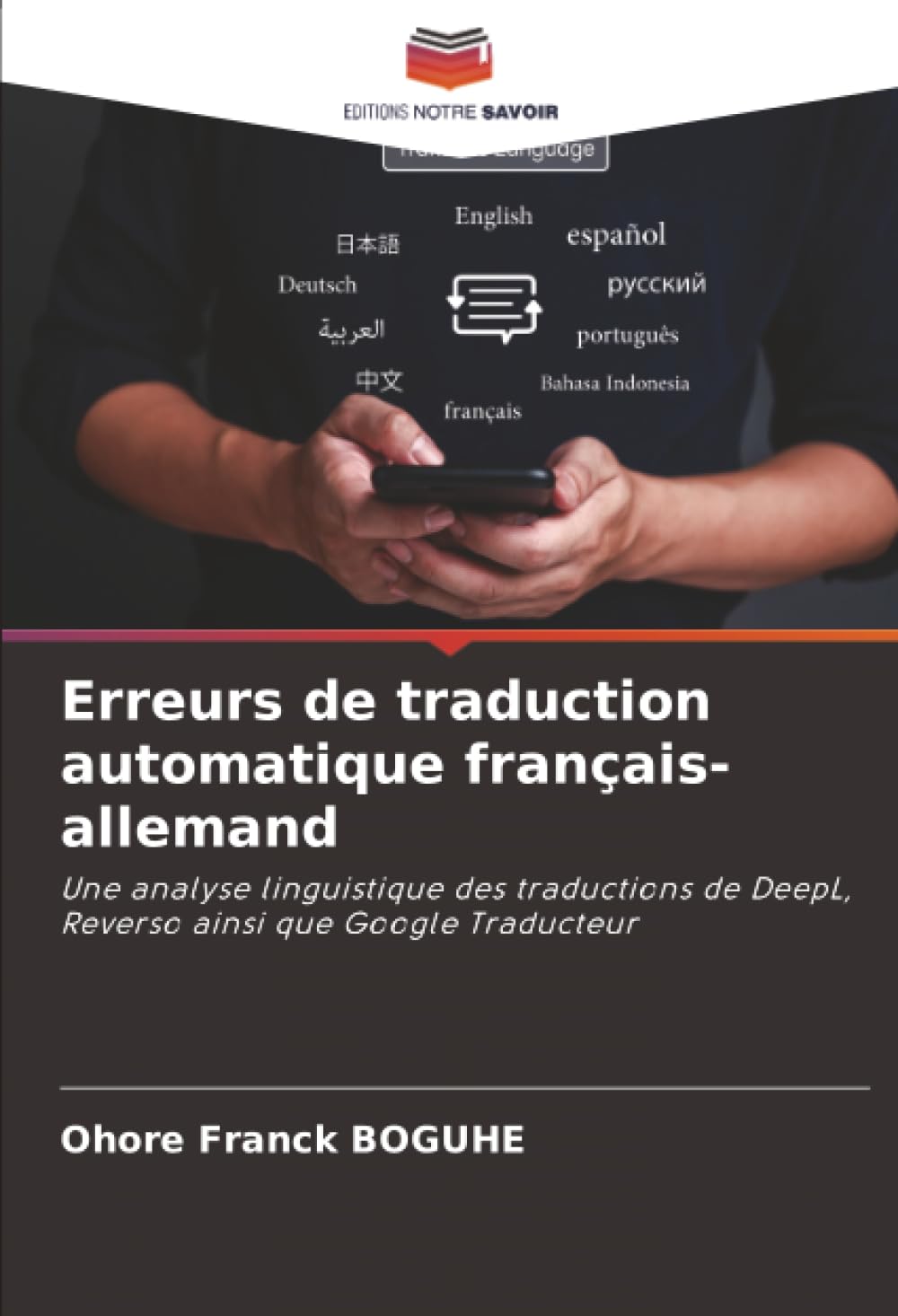 Erreurs de traduction automatique français-allemand Books