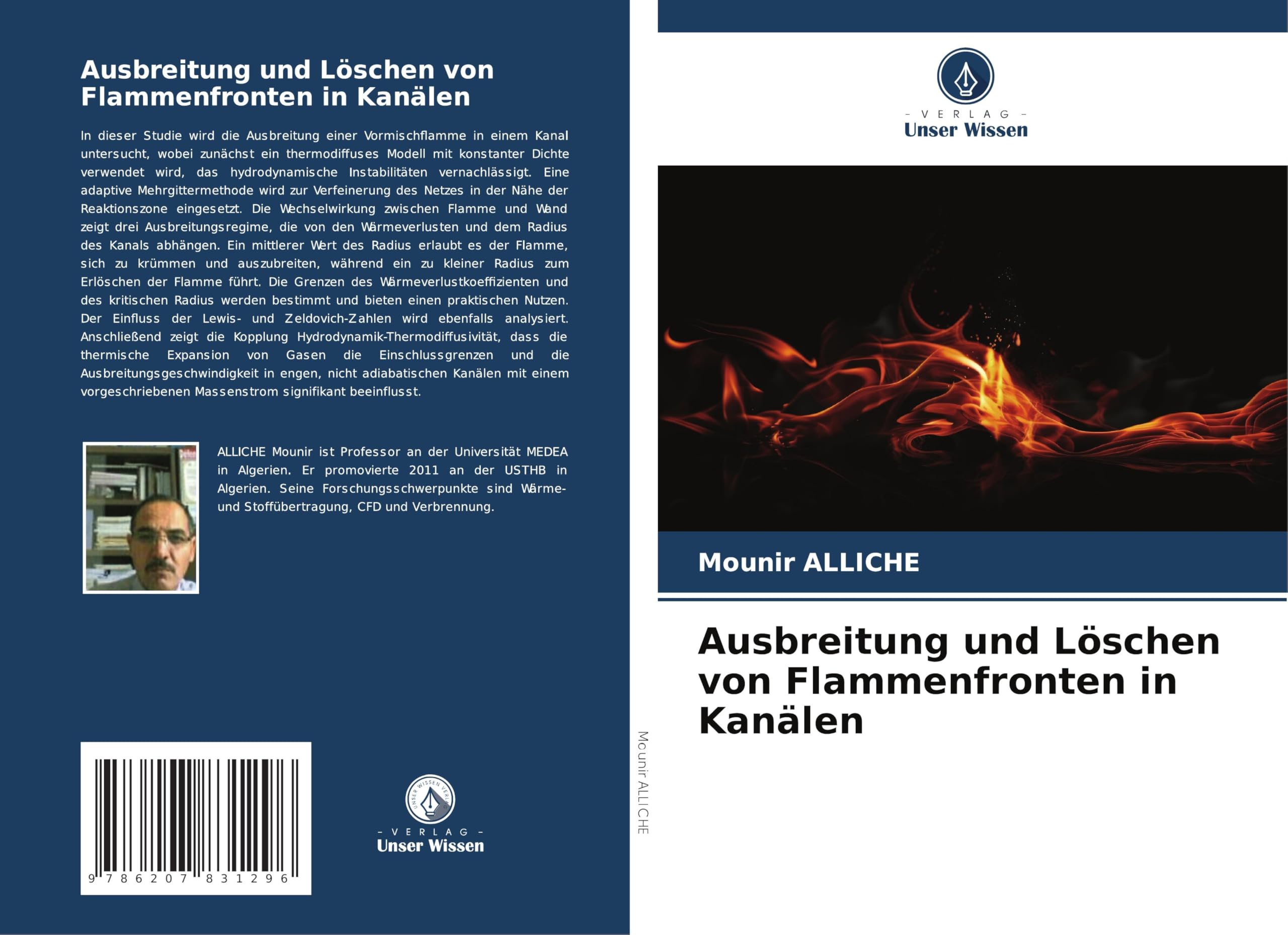 Ausbreitung und Löschen von Flammenfronten in Kanälen Business & Technology