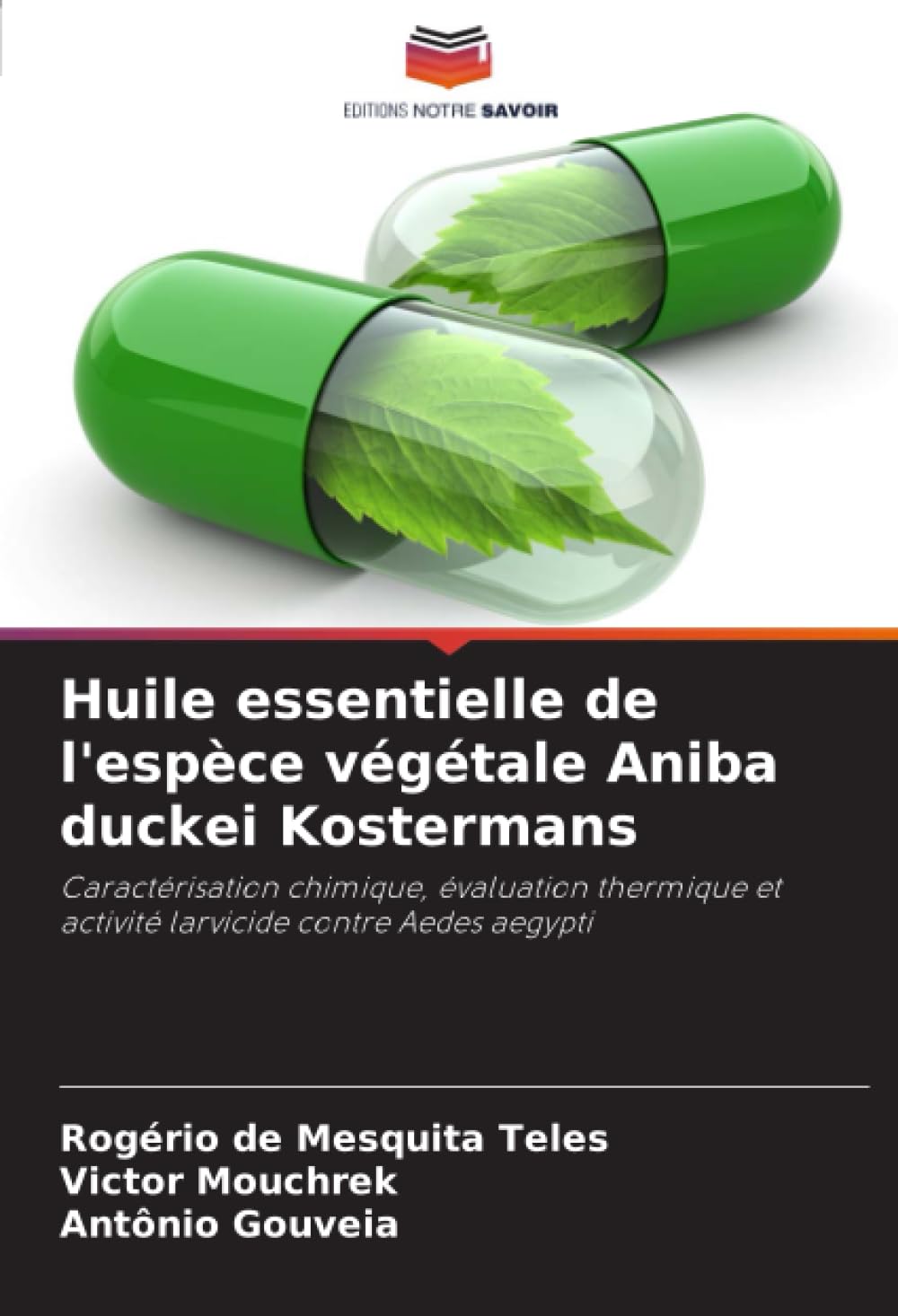 Huile essentielle de l'espèce végétale Aniba duckei Kostermans: Caractérisation chimique, évaluation thermique et activité larvicide contre Aedes aegypti Natural Sciences