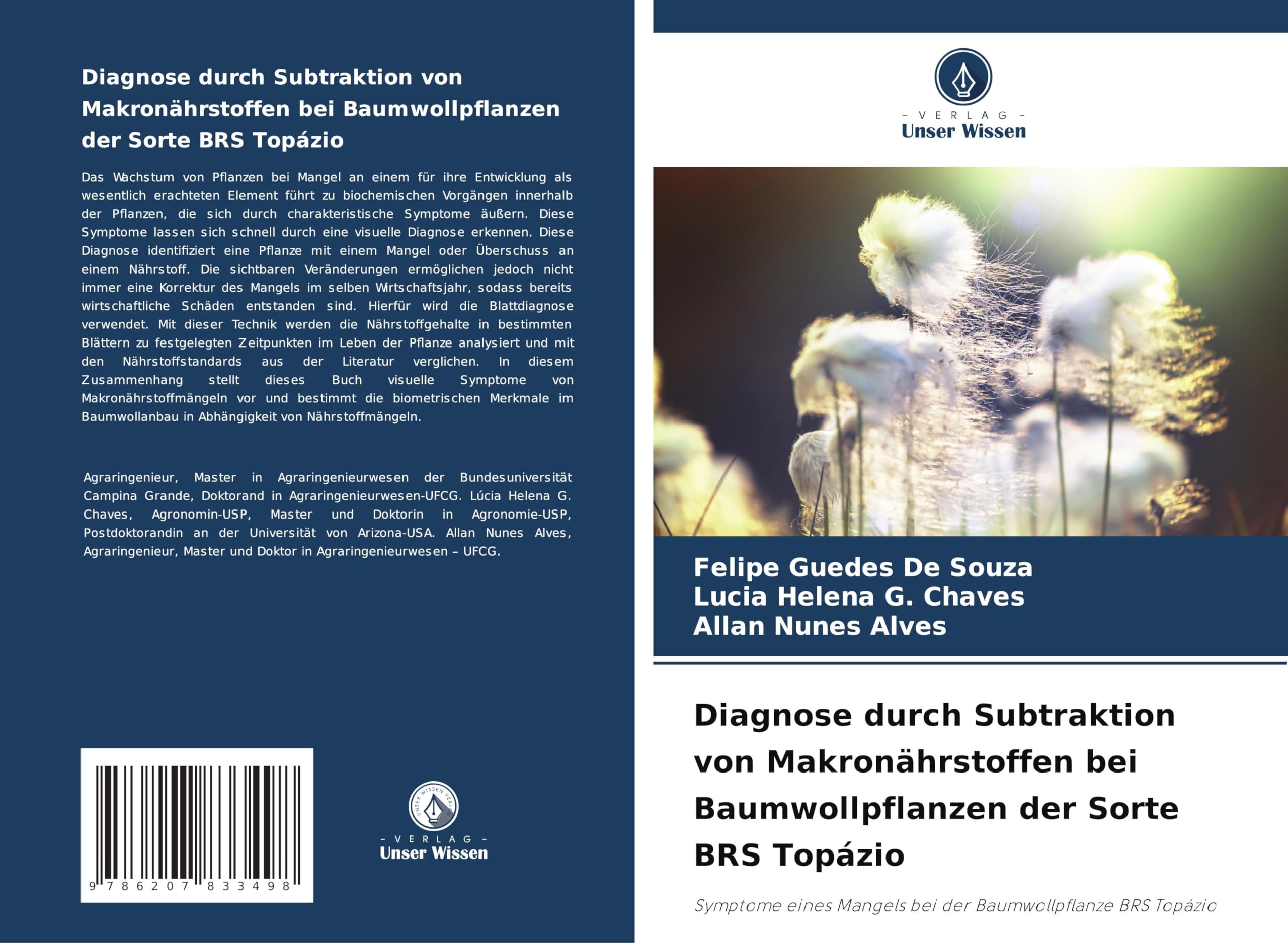 Diagnose durch Subtraktion von Makronährstoffen bei Baumwollpflanzen der Sorte BRS Topázio Media & Communication