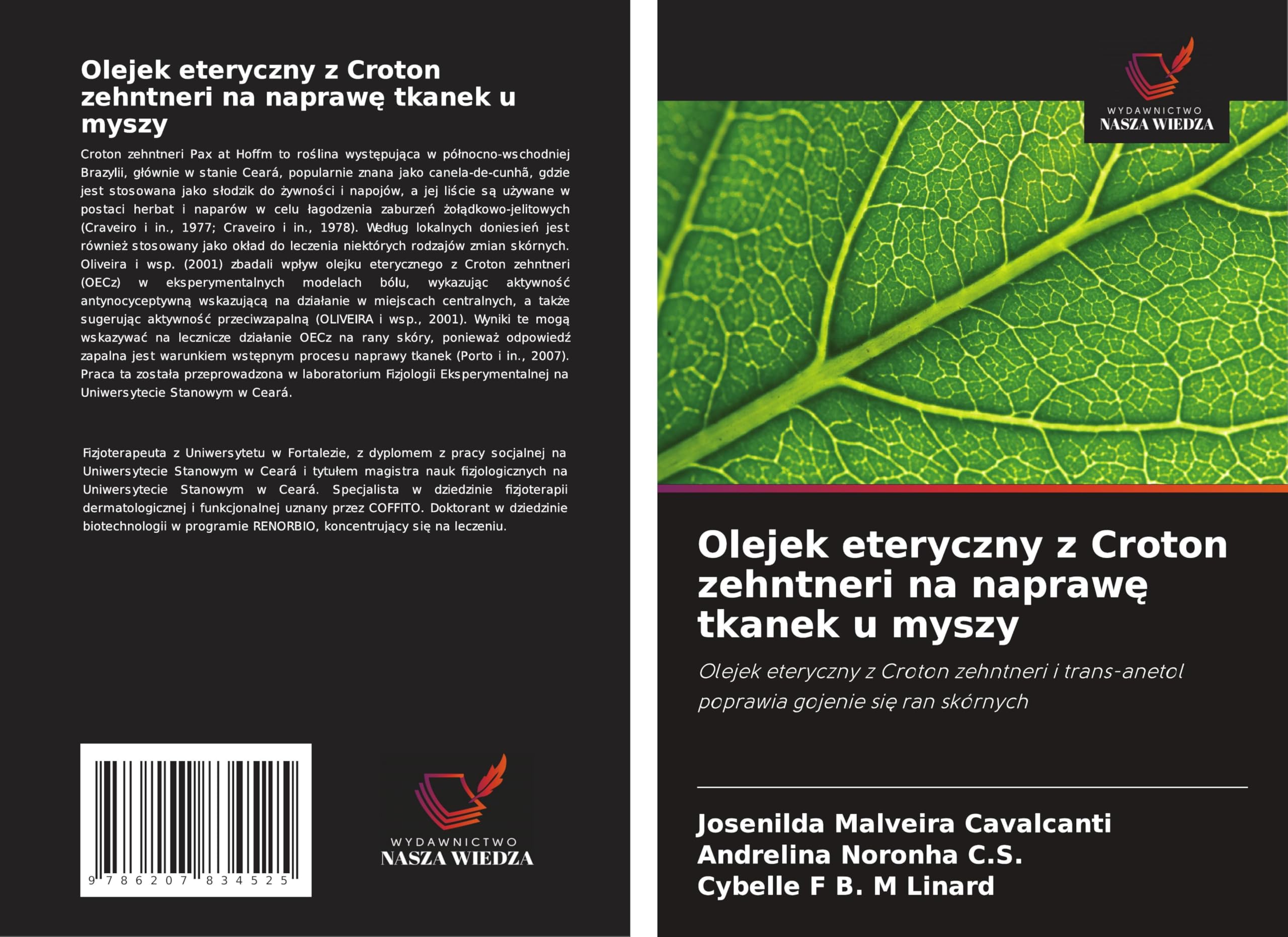 Olejek eteryczny z Croton zehntneri na napraw¿ tkanek u myszy Medicine