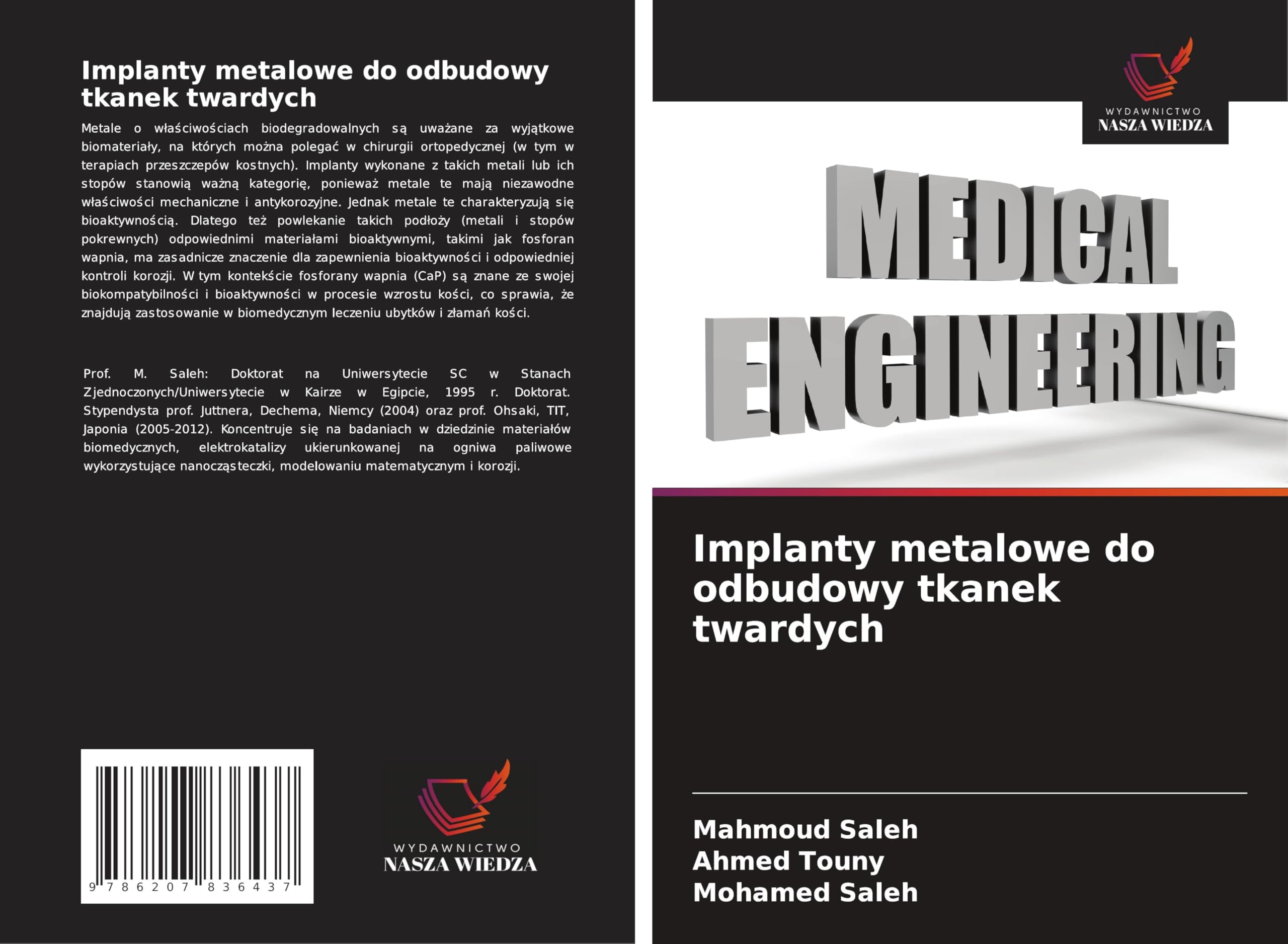 Implanty metalowe do odbudowy tkanek twardych Medicine