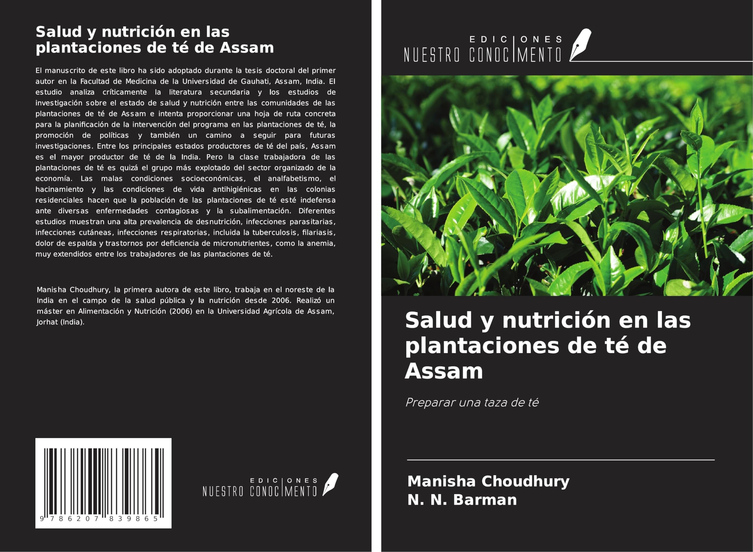 Salud y nutrición en las plantaciones de té de Assam Books
