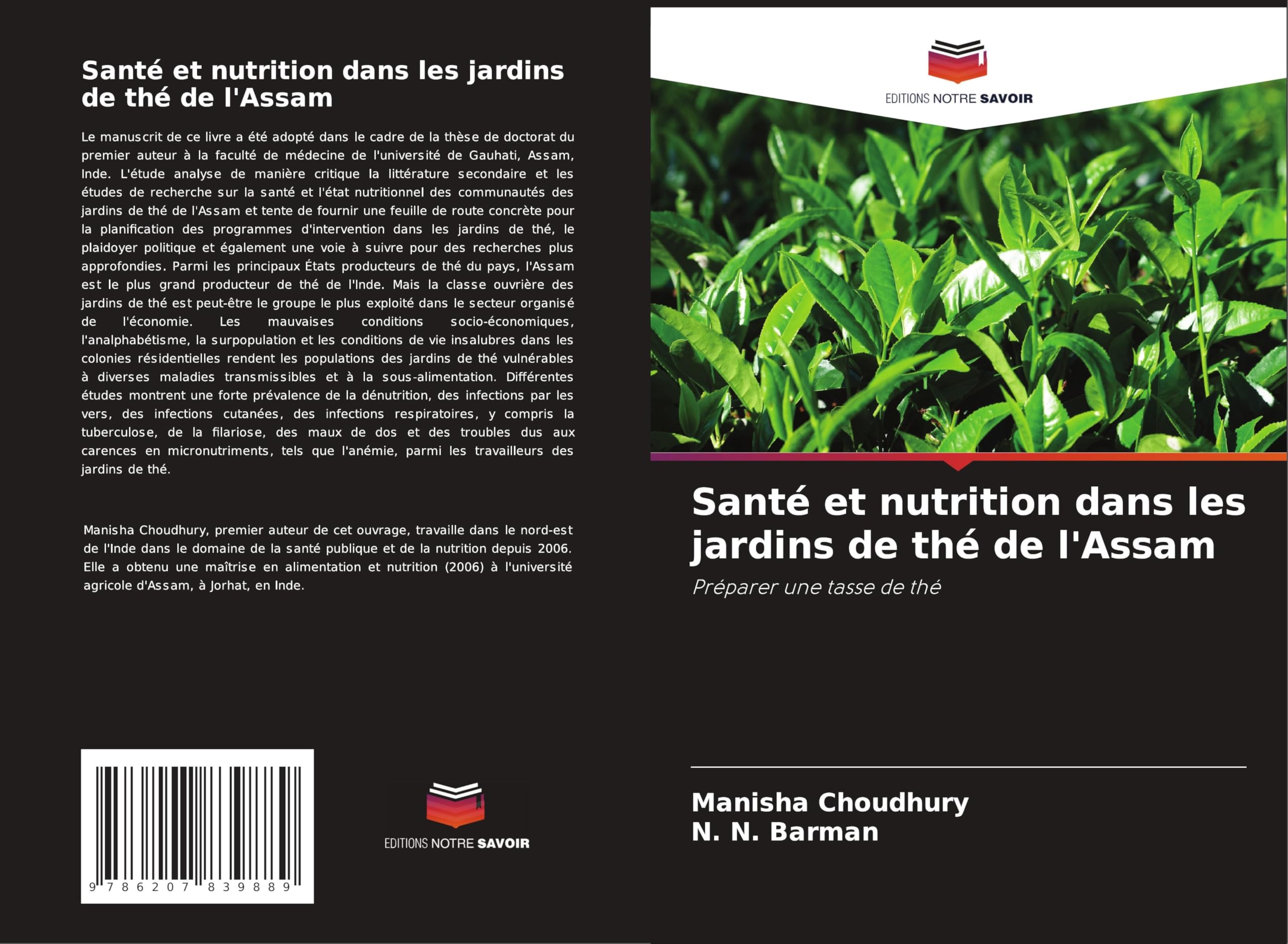 Santé et nutrition dans les jardins de thé de l'Assam: Préparer une tasse de thé Books