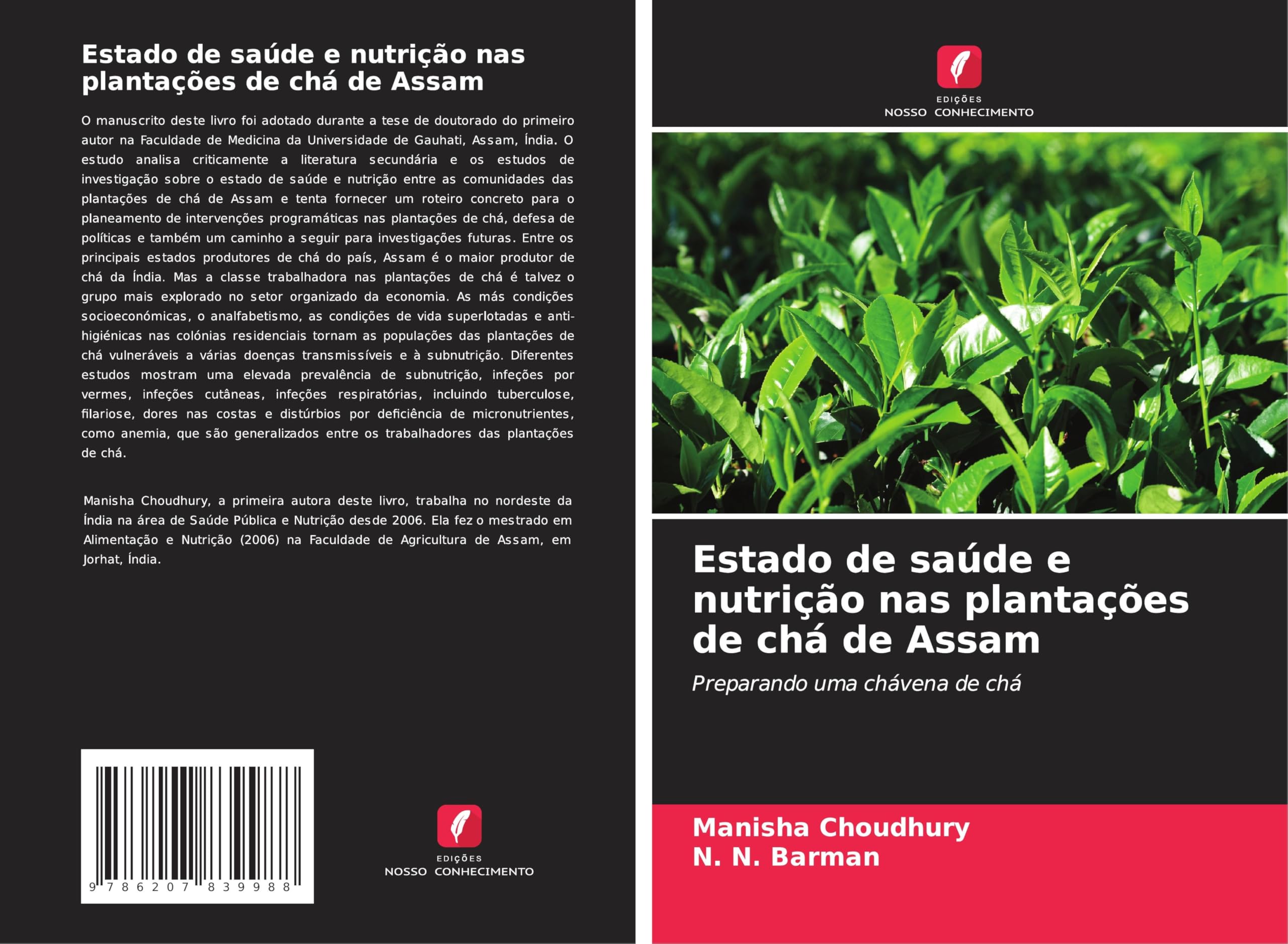 Estado de saúde e nutrição nas plantações de chá de Assam Books