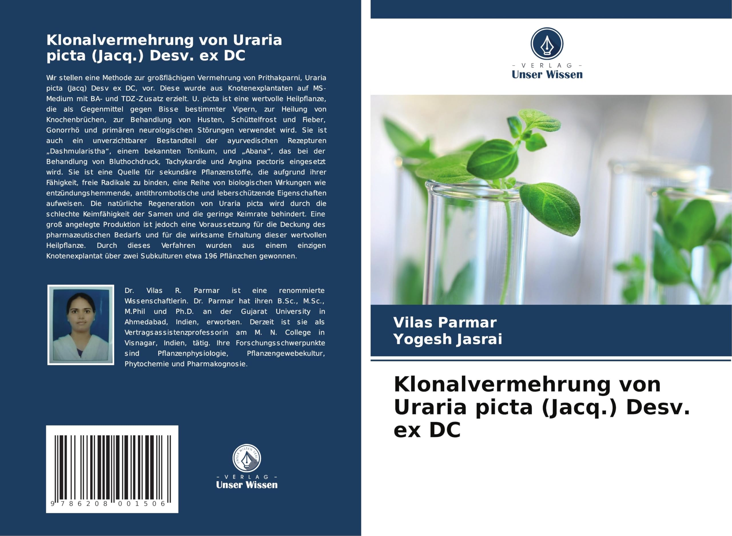 Klonalvermehrung von Uraria picta (Jacq.) Desv. ex DC Natural Sciences