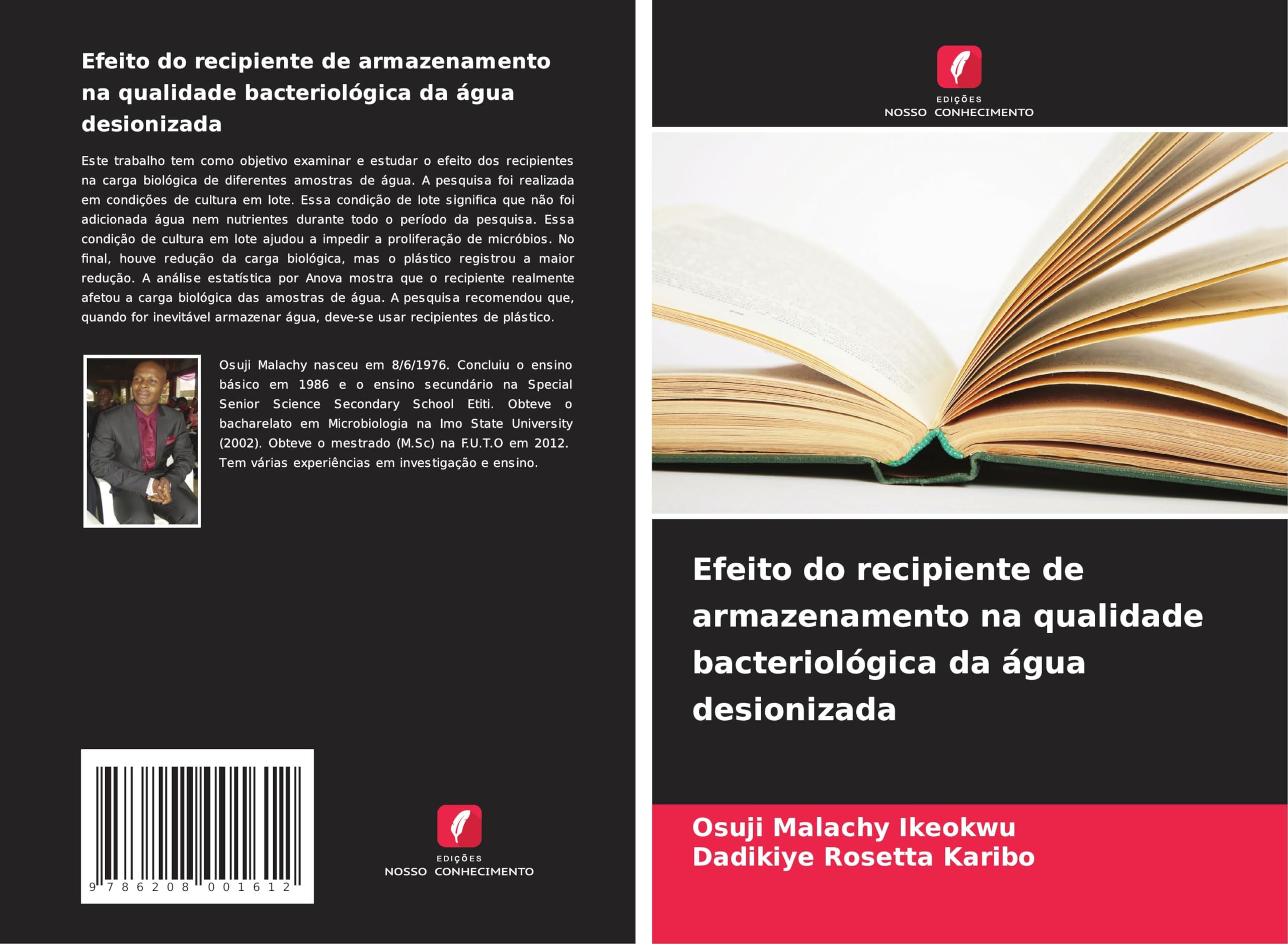Efeito do recipiente de armazenamento na qualidade bacteriológica da água desionizada Natural Sciences
