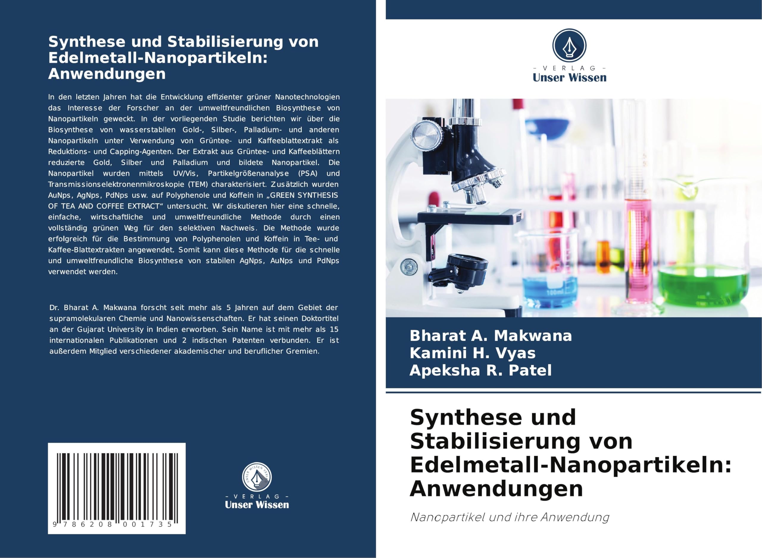 Synthese und Stabilisierung von Edelmetall-Nanopartikeln: Anwendungen Natural Sciences
