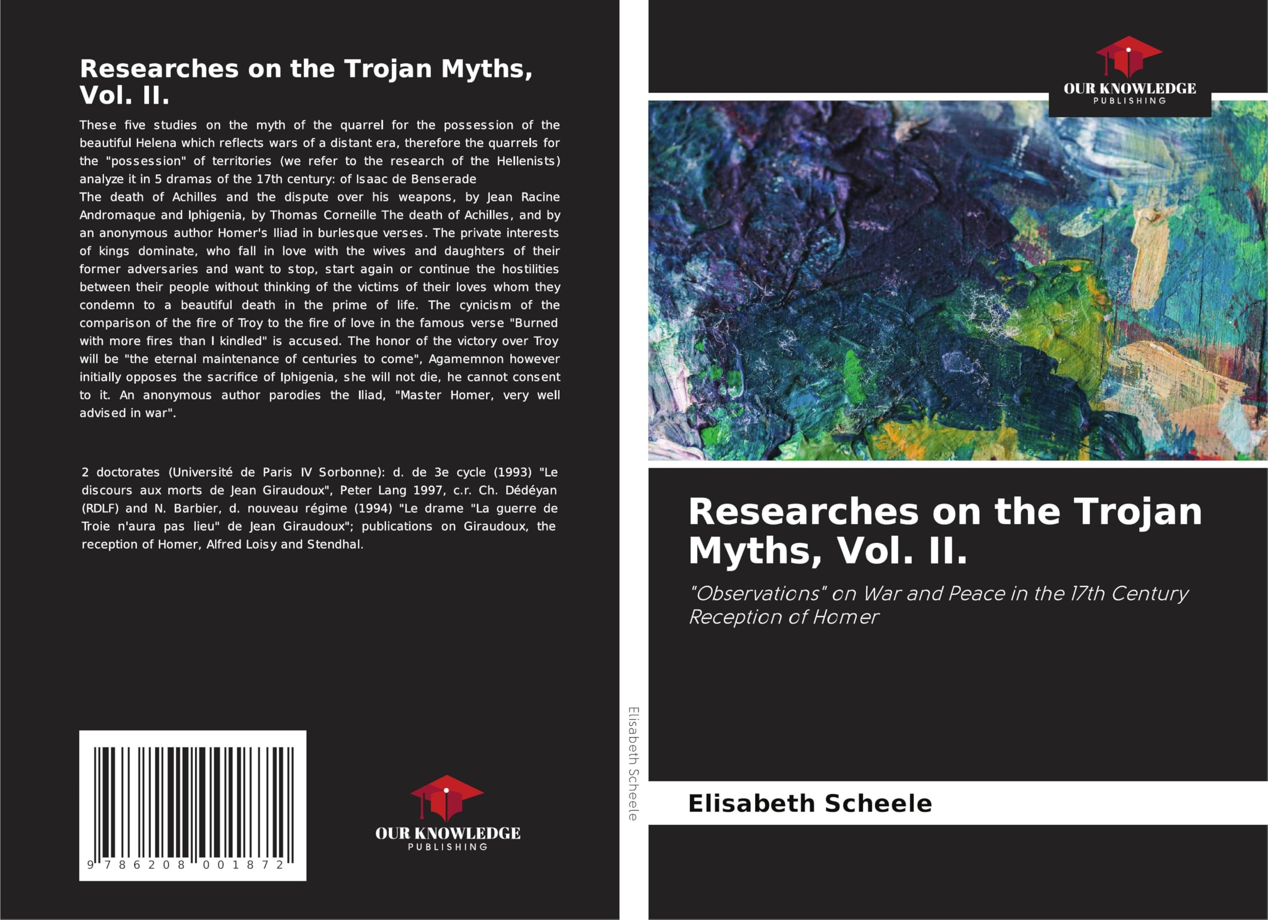 Researches on the Trojan Myths, Vol. II. Books