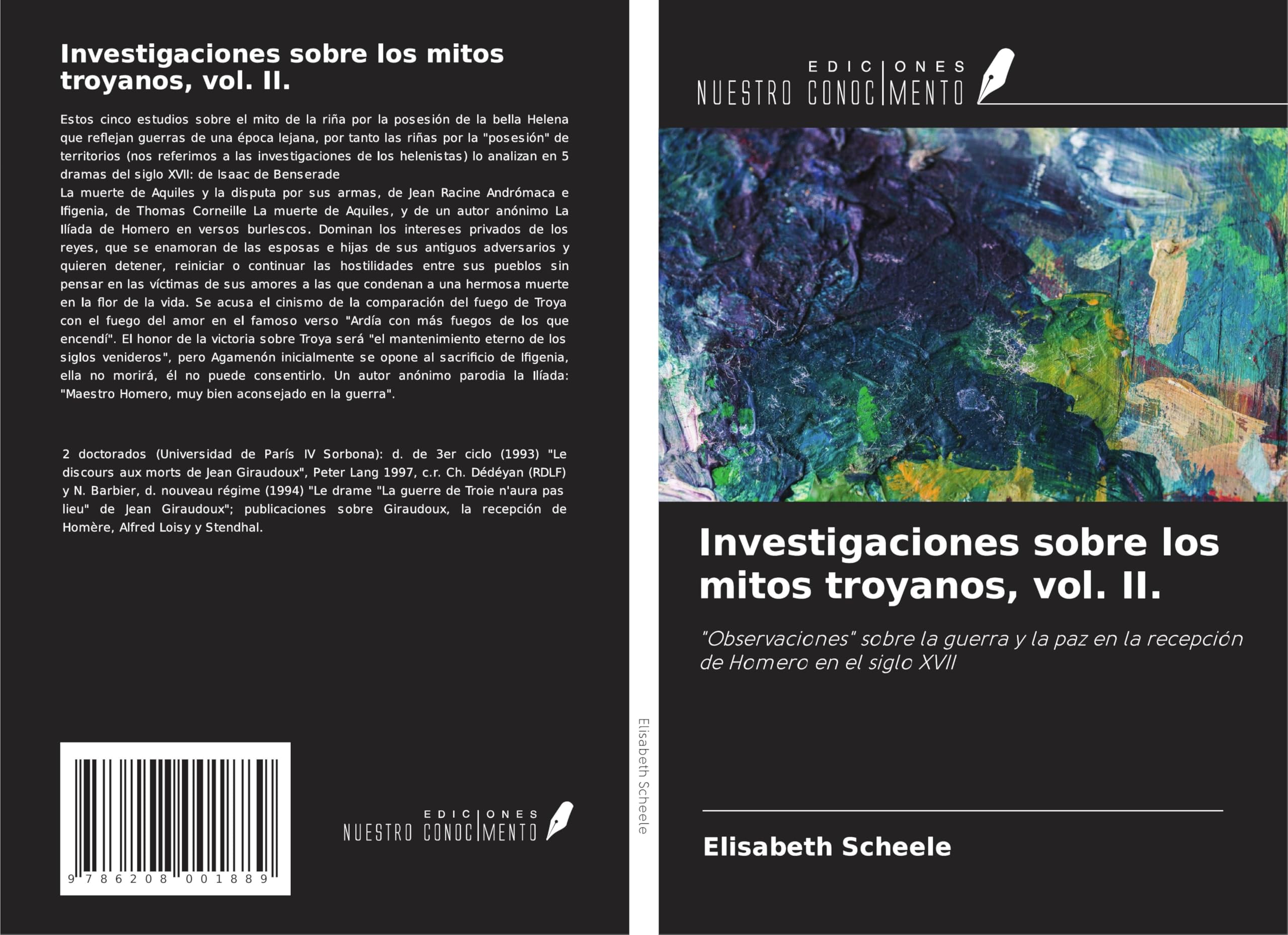 Investigaciones sobre los mitos troyanos, vol. II. Books