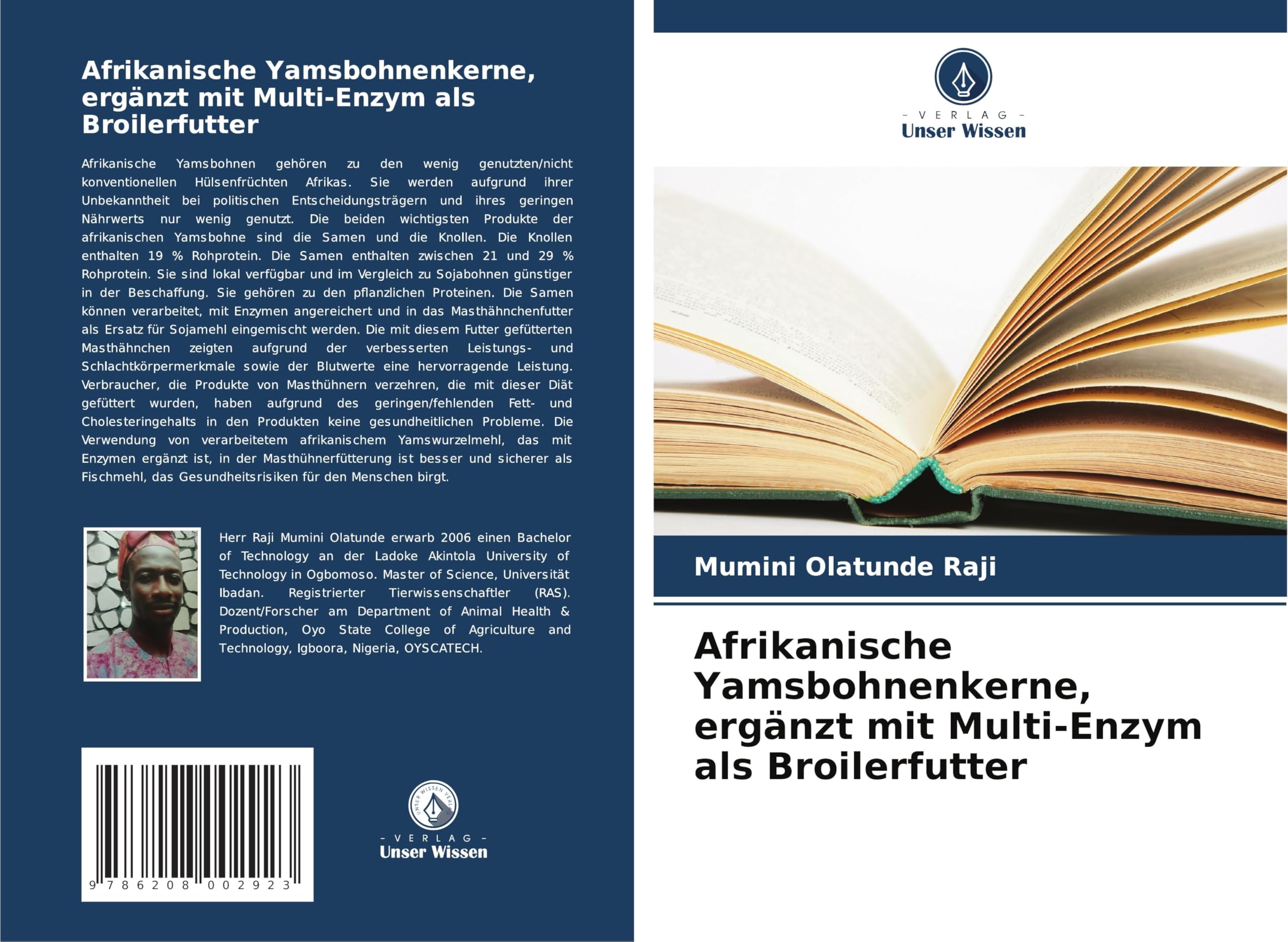 Afrikanische Yamsbohnenkerne, ergänzt mit Multi-Enzym als Broilerfutter Natural Sciences