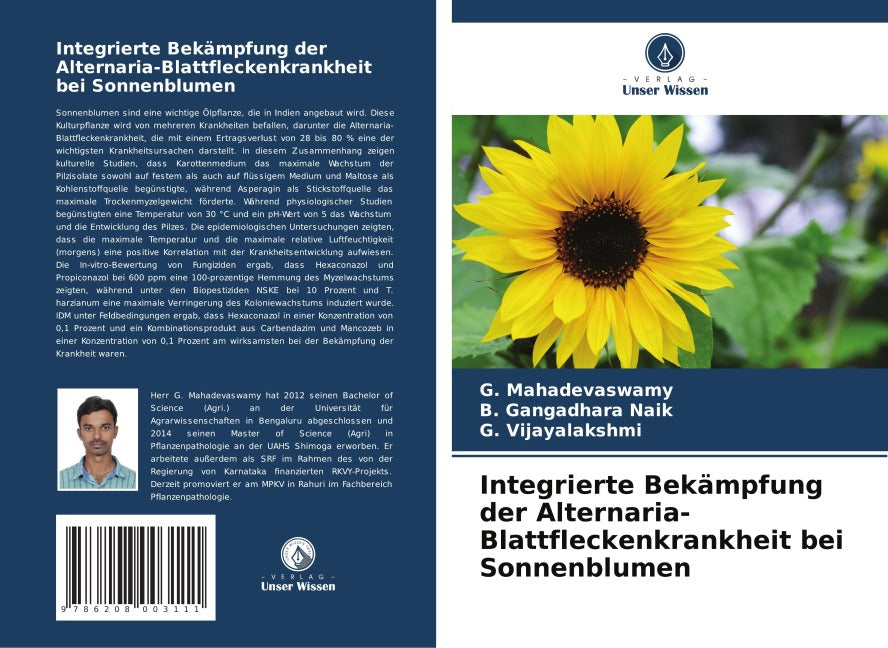 Integrierte Bekämpfung der Alternaria-Blattfleckenkrankheit bei Sonnenblumen Natural Sciences