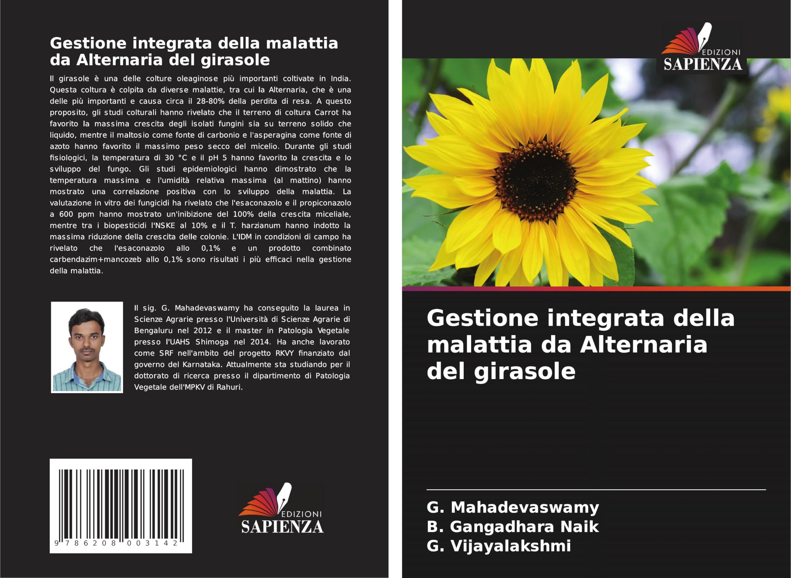 Gestione integrata della malattia da Alternaria del girasole Natural Sciences