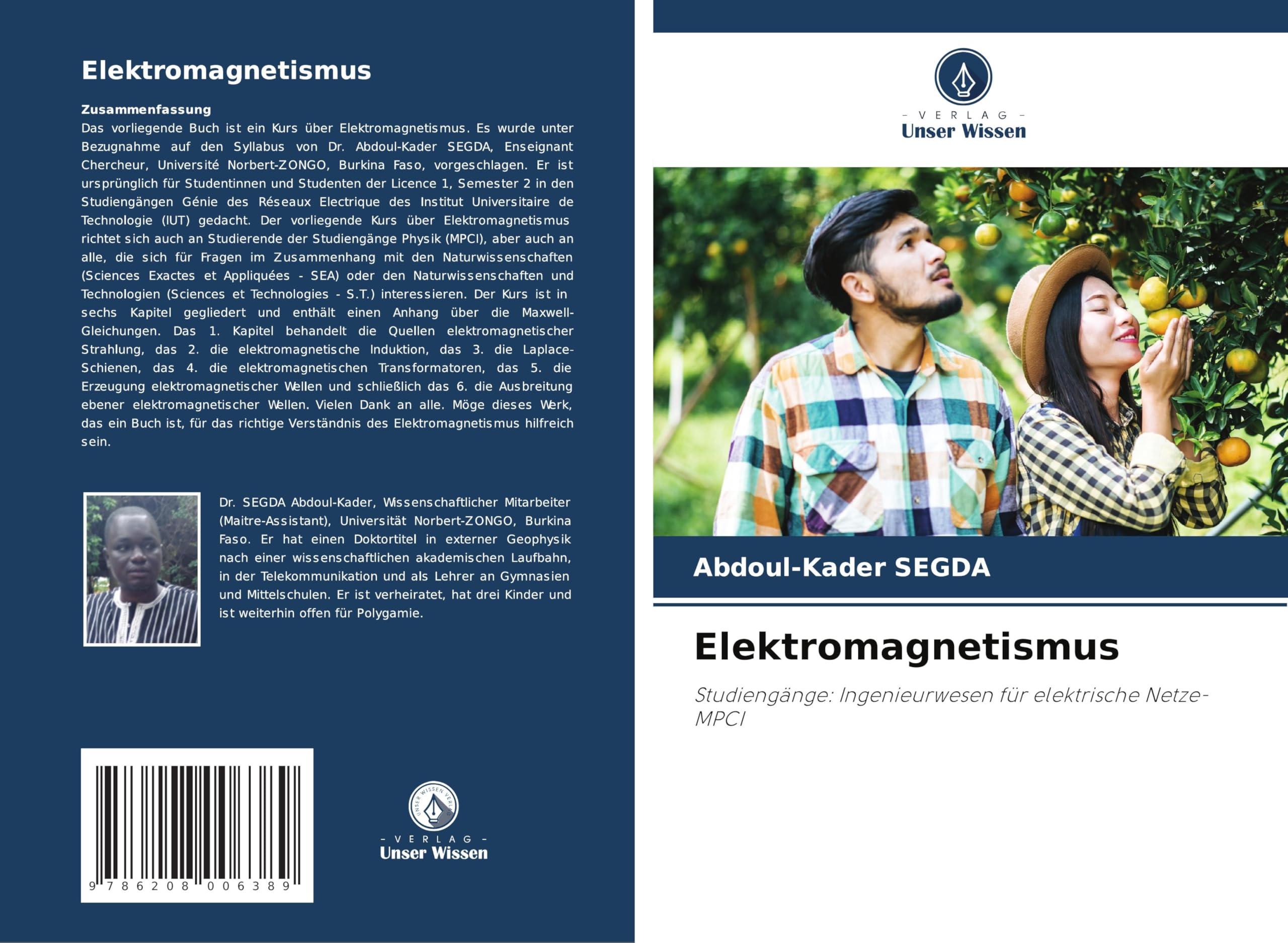 Elektromagnetismus: Studiengänge: Ingenieurwesen für elektrische Netze-MPCI Natural Sciences