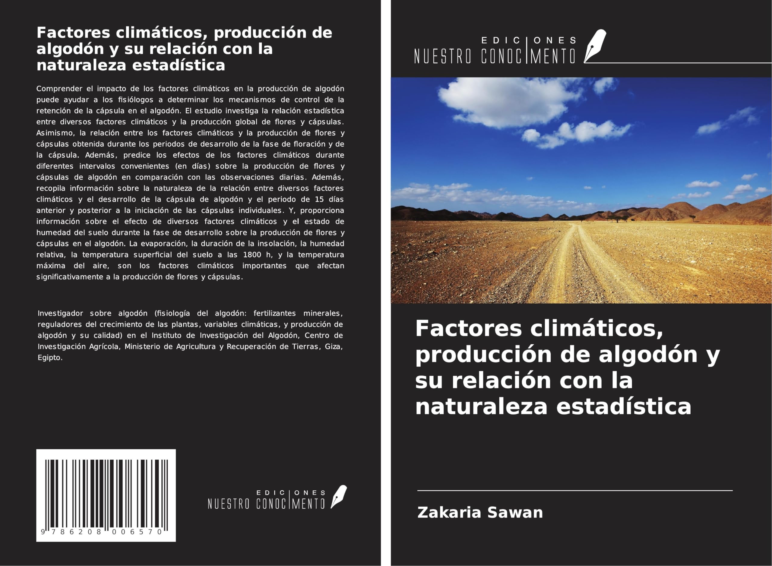 Factores climáticos, producción de algodón y su relación con la naturaleza estadística Natural Sciences