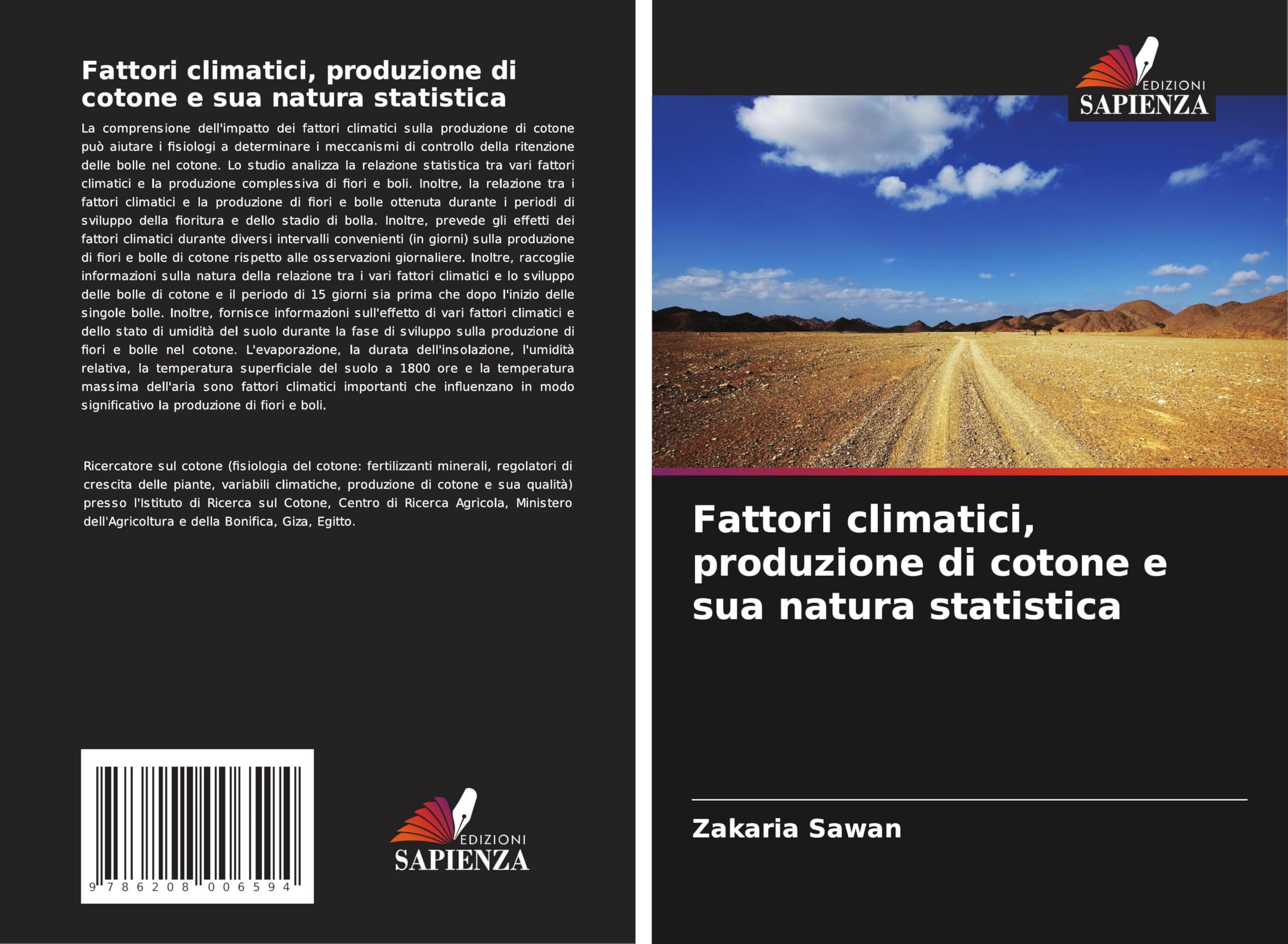 Fattori climatici, produzione di cotone e sua natura statistica Natural Sciences