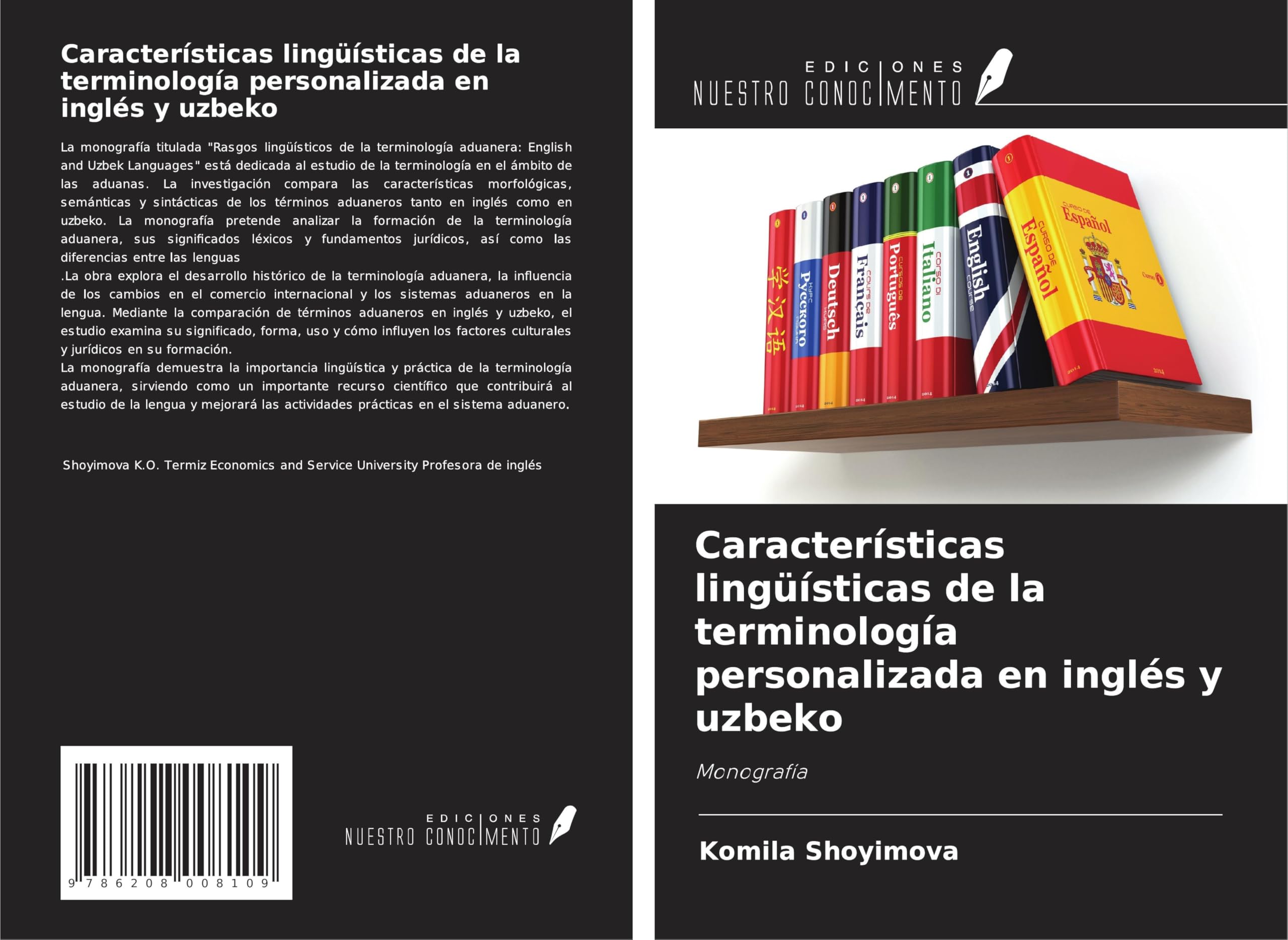 Características lingüísticas de la terminología personalizada en inglés y uzbeko Law