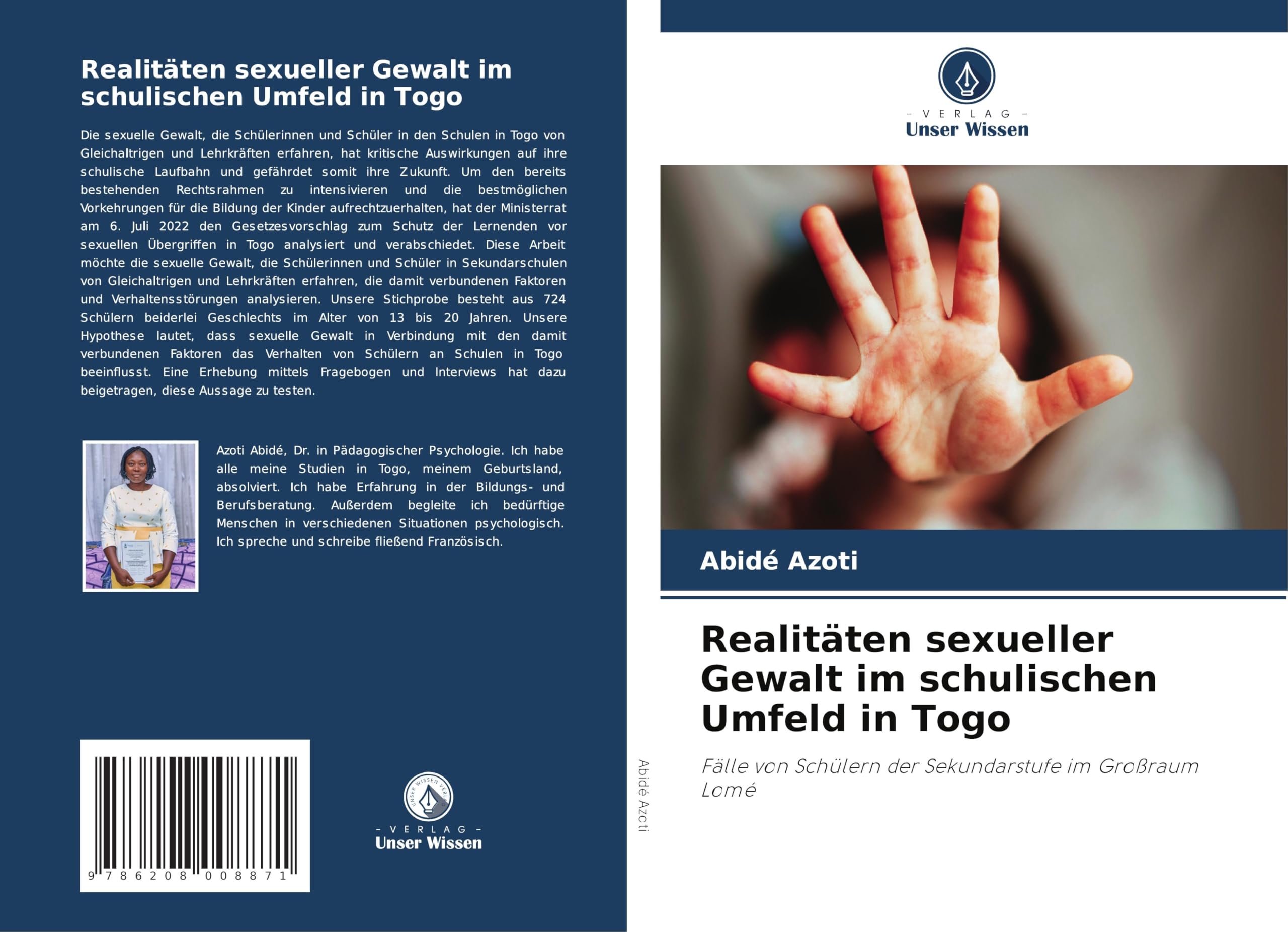 Realitäten sexueller Gewalt im schulischen Umfeld in Togo: Fälle von Schülern der Sekundarstufe im Großraum Lomé Psychology