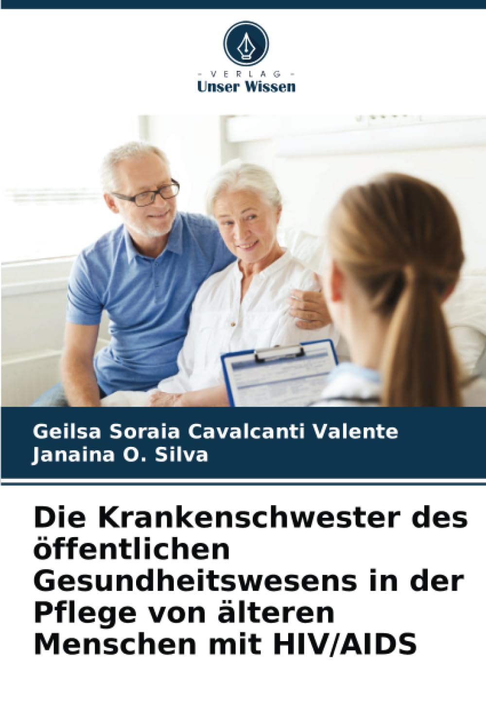 Die Krankenschwester des öffentlichen Gesundheitswesens in der Pflege von älteren Menschen mit HIV/AIDS Law