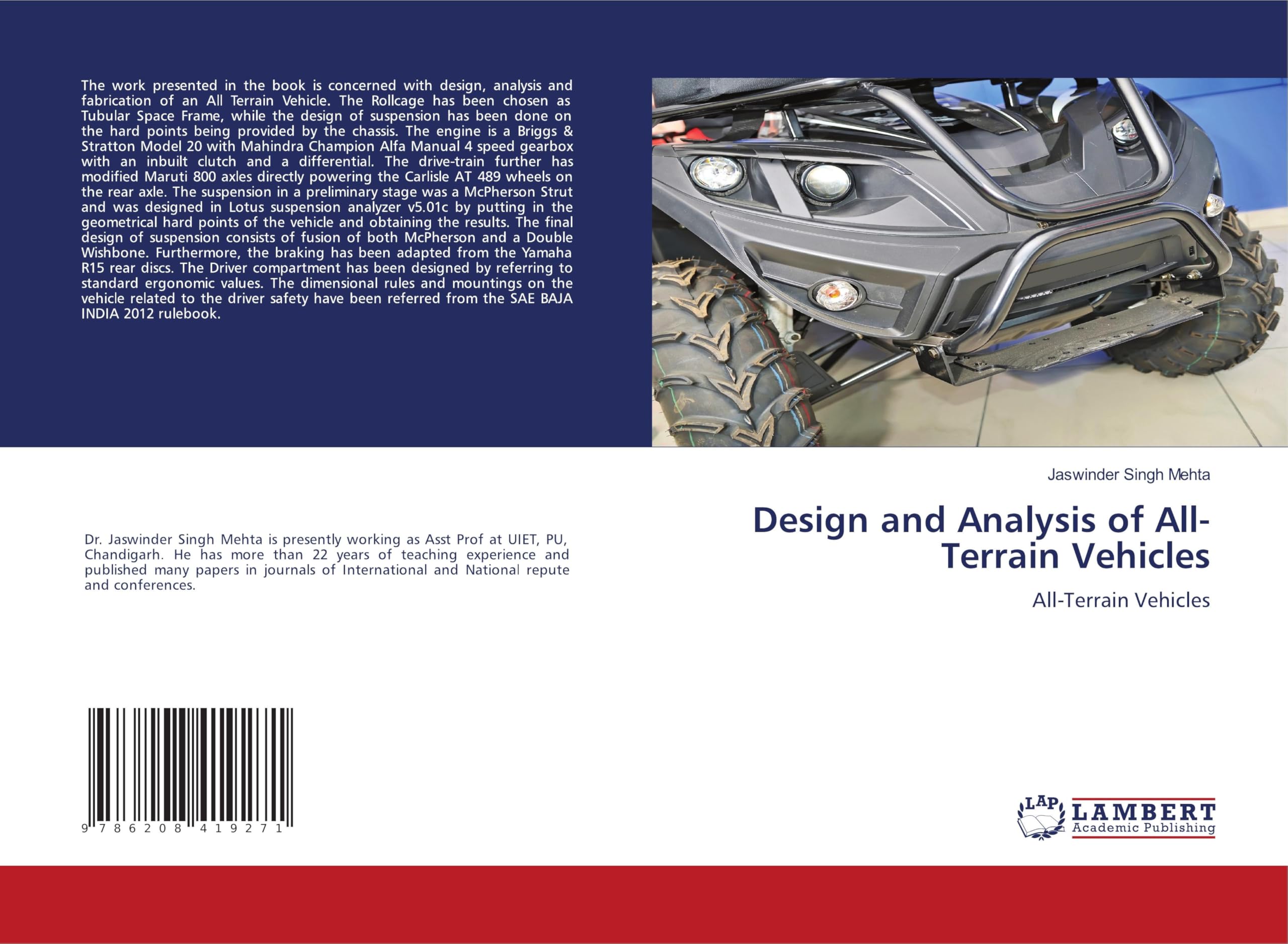 Design and Analysis of All-Terrain Vehicles Business & Technology
