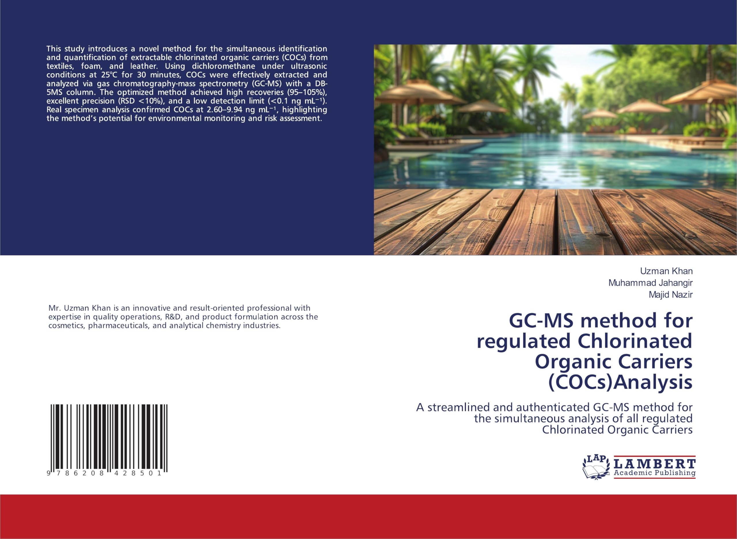 Product Image: GC-MS method for regulated Chlorinated Organic Carriers (COCs)Analysis