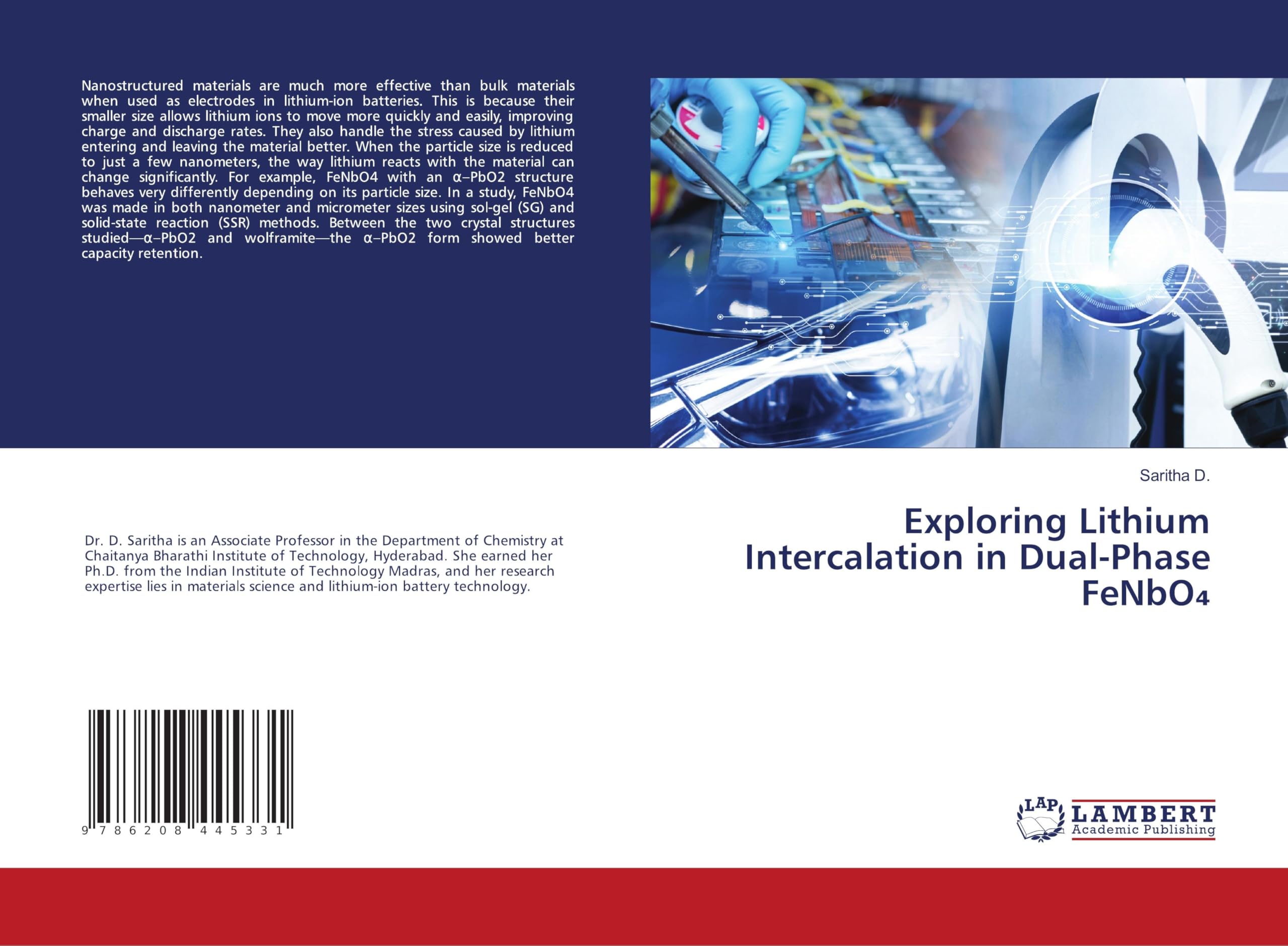 Exploring Lithium Intercalation in Dual-Phase FeNbO¿ Business & Technology
