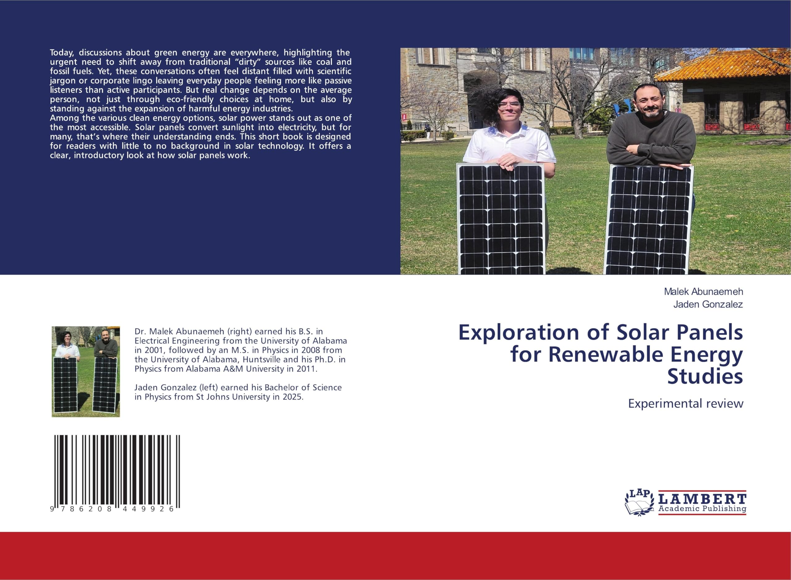 Exploration of Solar Panels for Renewable Energy Studies Natural Sciences