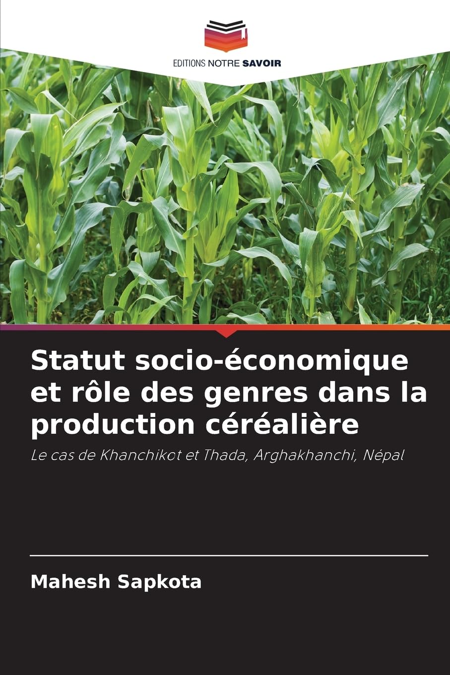 Statut socio-économique et rôle des genres dans la production céréalière Natural Sciences