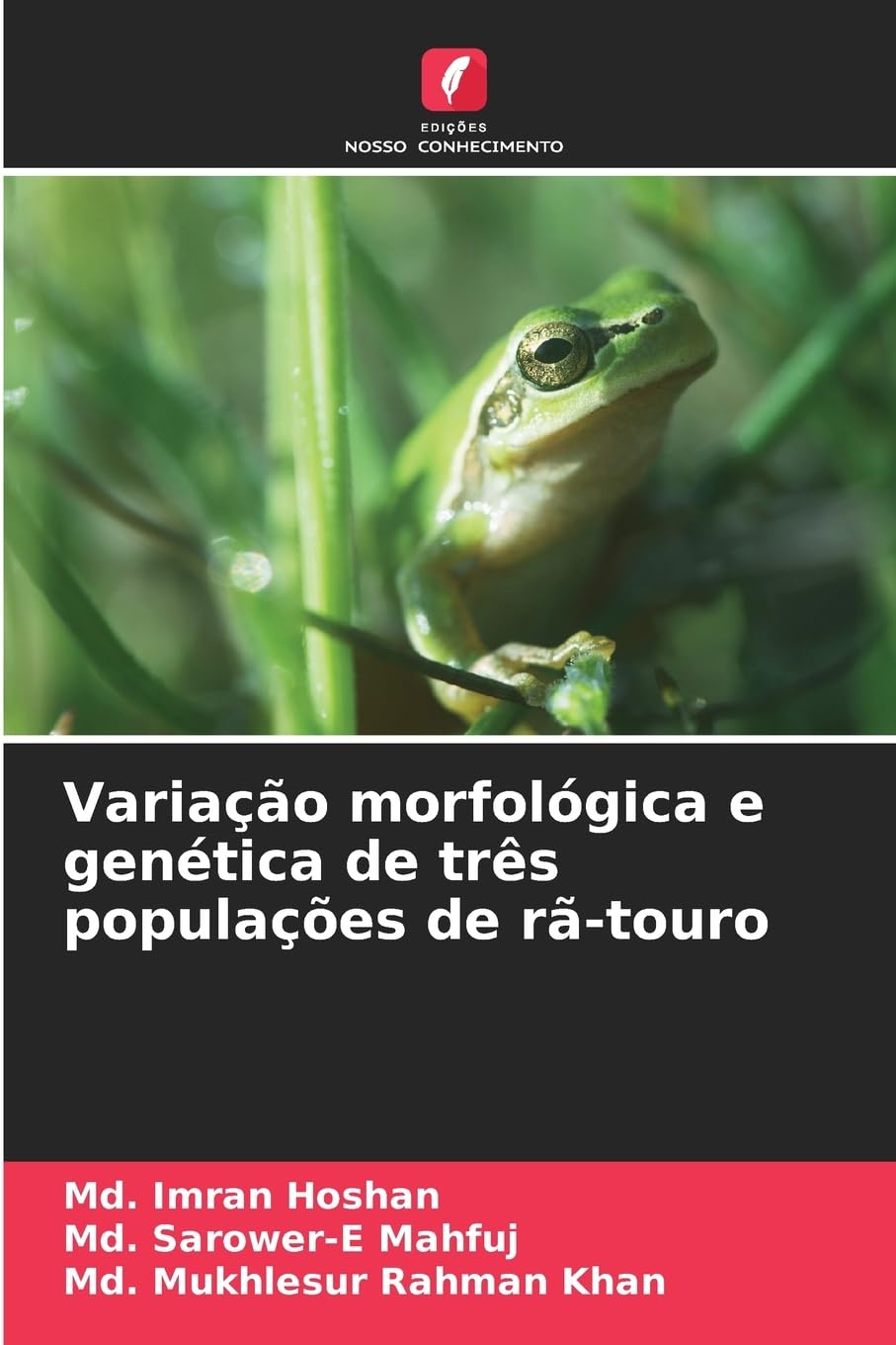 Variação morfológica e genética de três populações de rã-touro Law