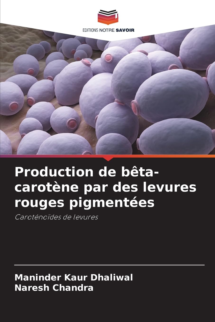 Production de bêta-carotène par des levures rouges pigmentées book