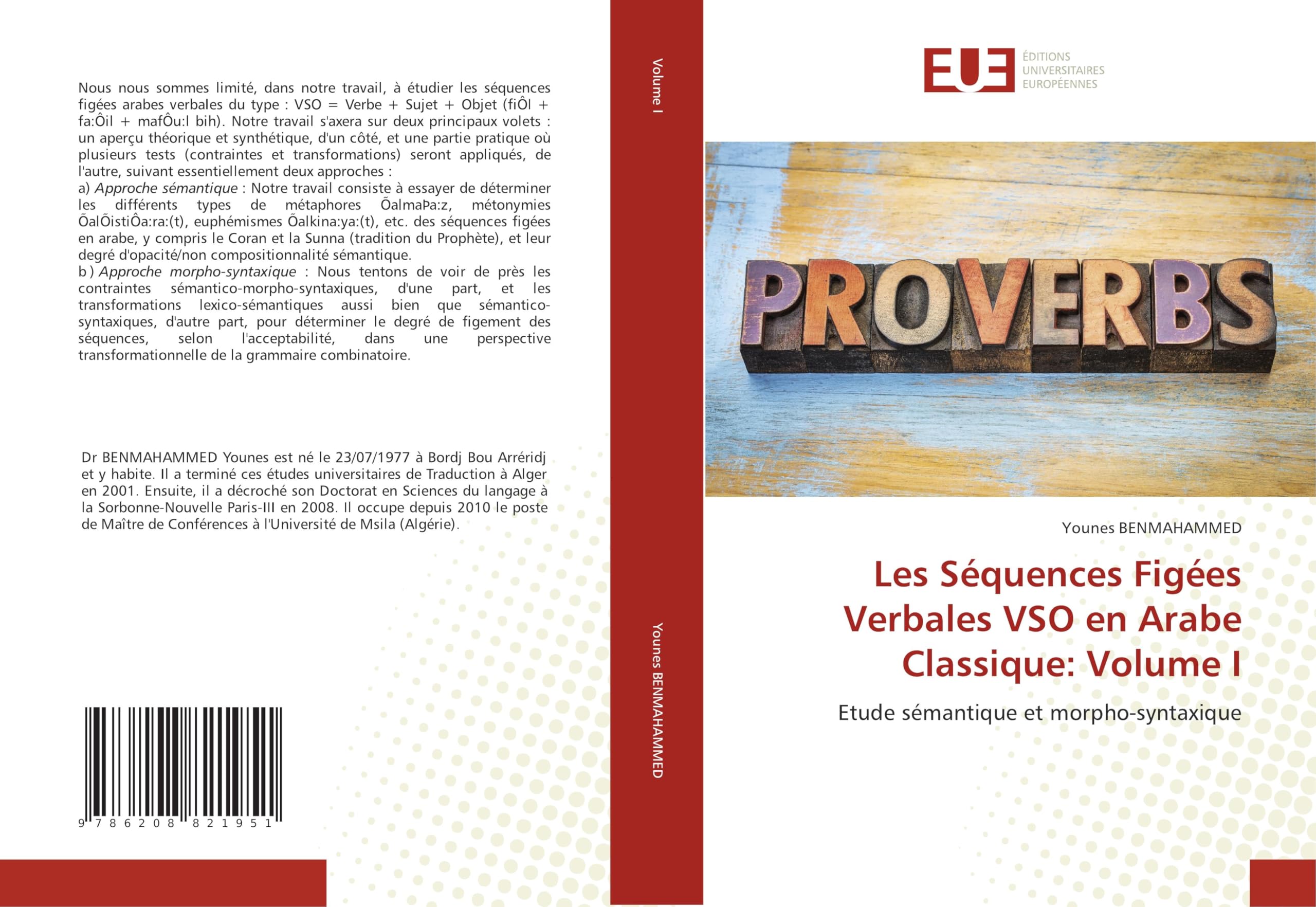 Les Séquences Figées Verbales VSO en Arabe Classique: Volume I Books