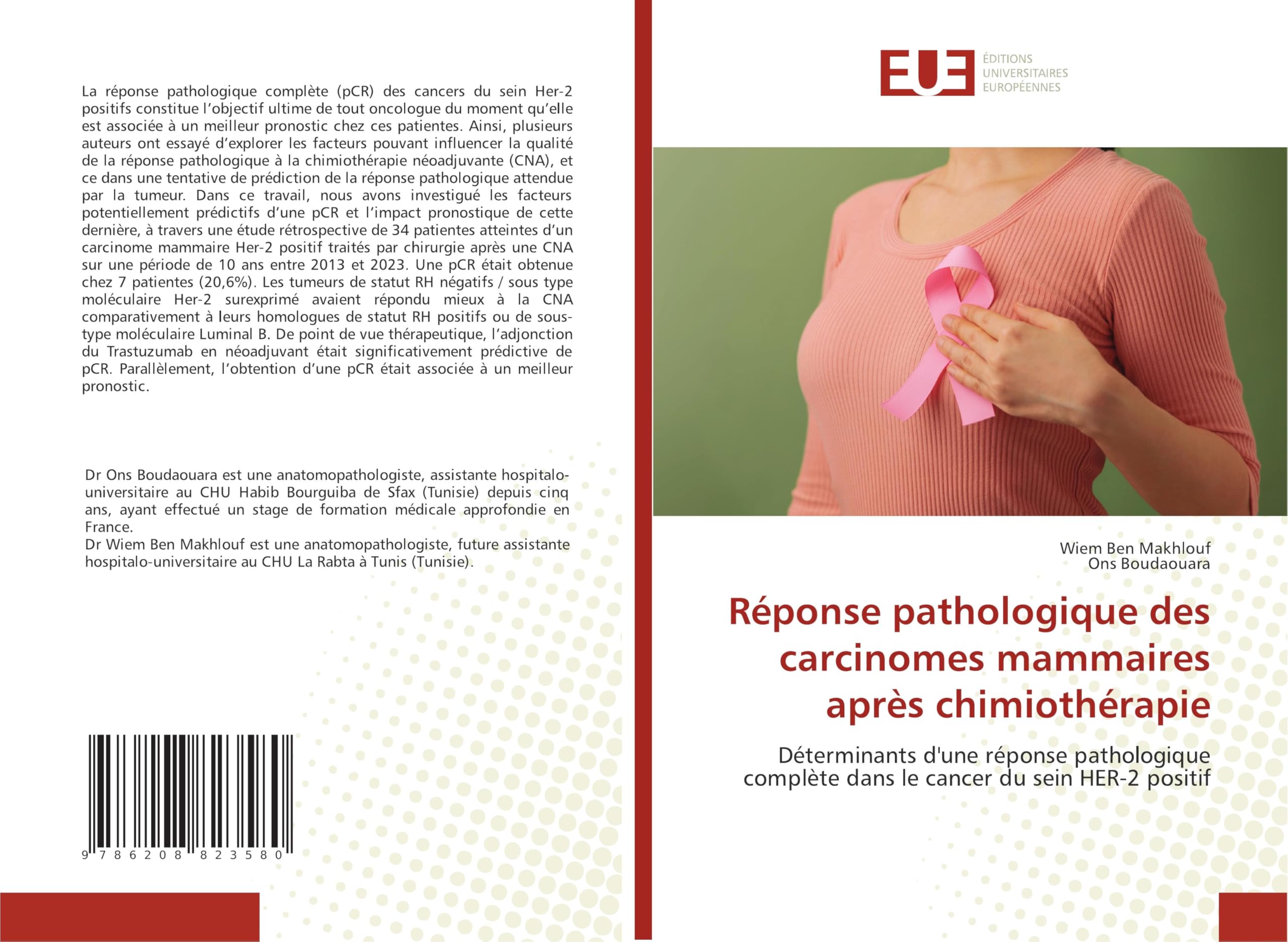 Réponse pathologique des carcinomes mammaires après chimiothérapie: Déterminants d'une réponse pathologique complète dans le cancer du sein HER-2 positif Medicine