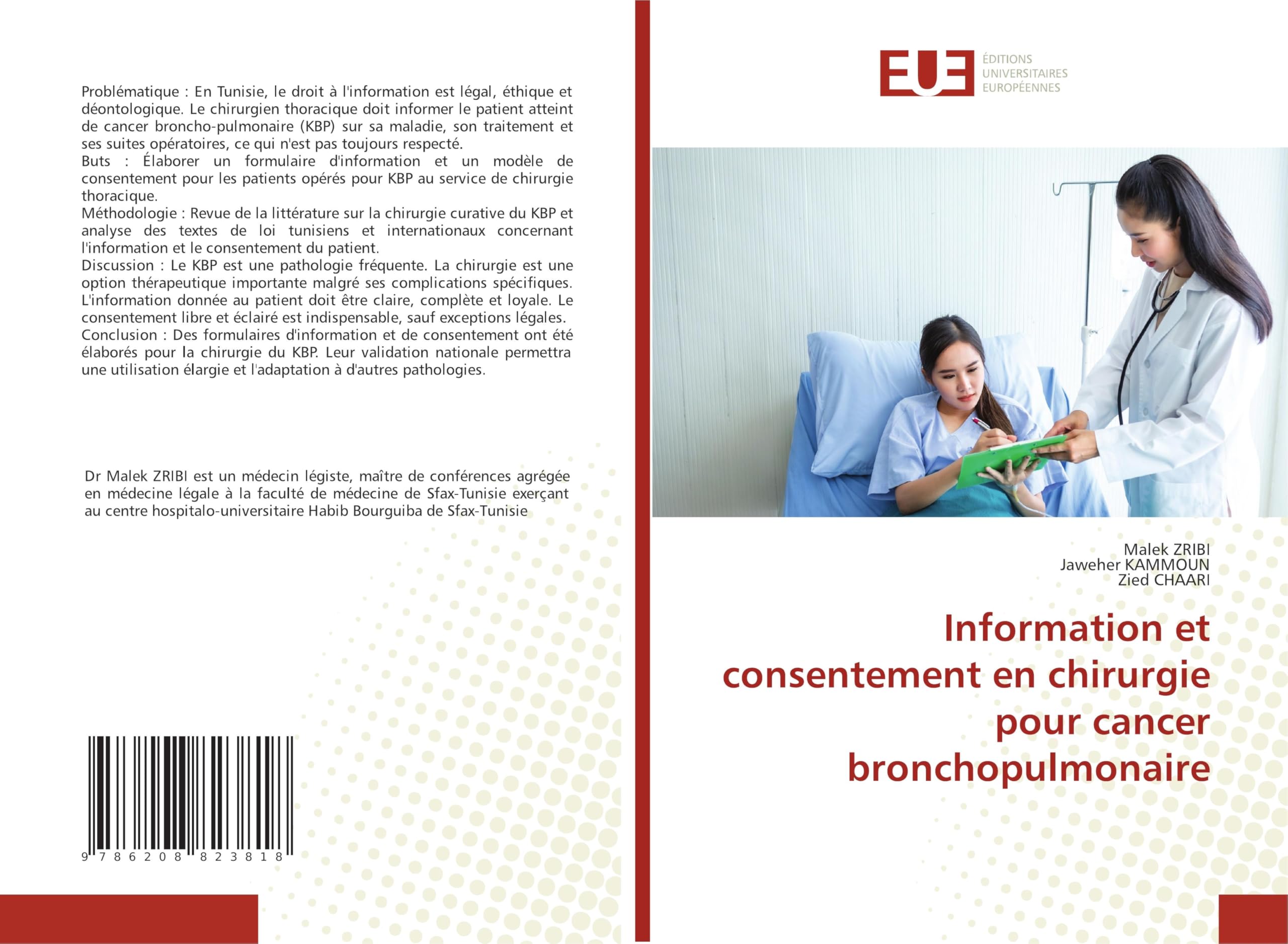 Information et consentement en chirurgie pour cancer bronchopulmonaire Medicine
