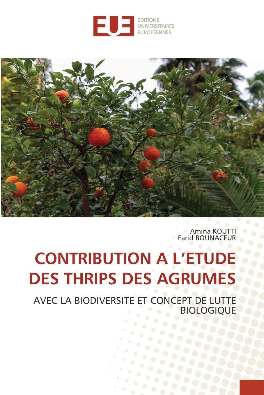 CONTRIBUTION A L'ETUDE DES THRIPS DES AGRUMES Natural Sciences