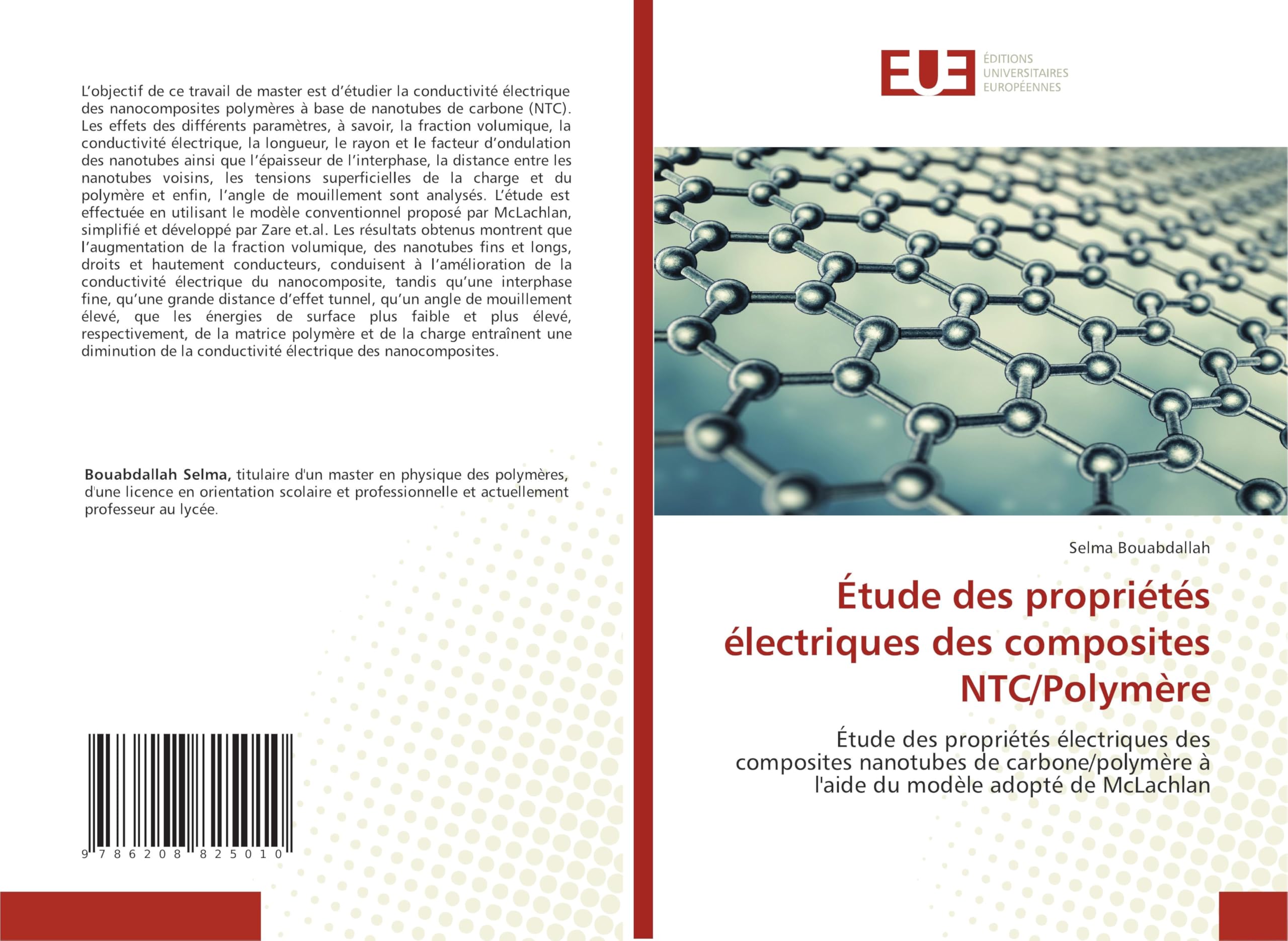 Product Image: Étude des propriétés électriques des composites NTC/Polymère