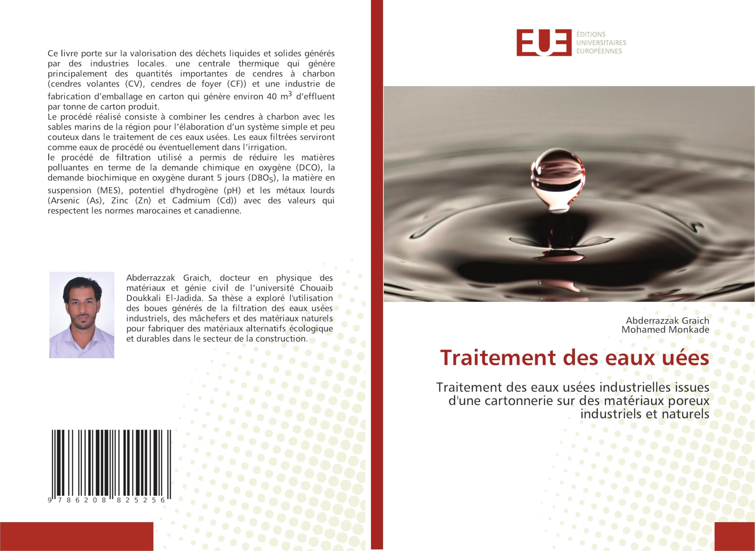Traitement des eaux uées: Traitement des eaux usées industrielles issues d'une cartonnerie sur des matériaux poreux industriels et naturels Books