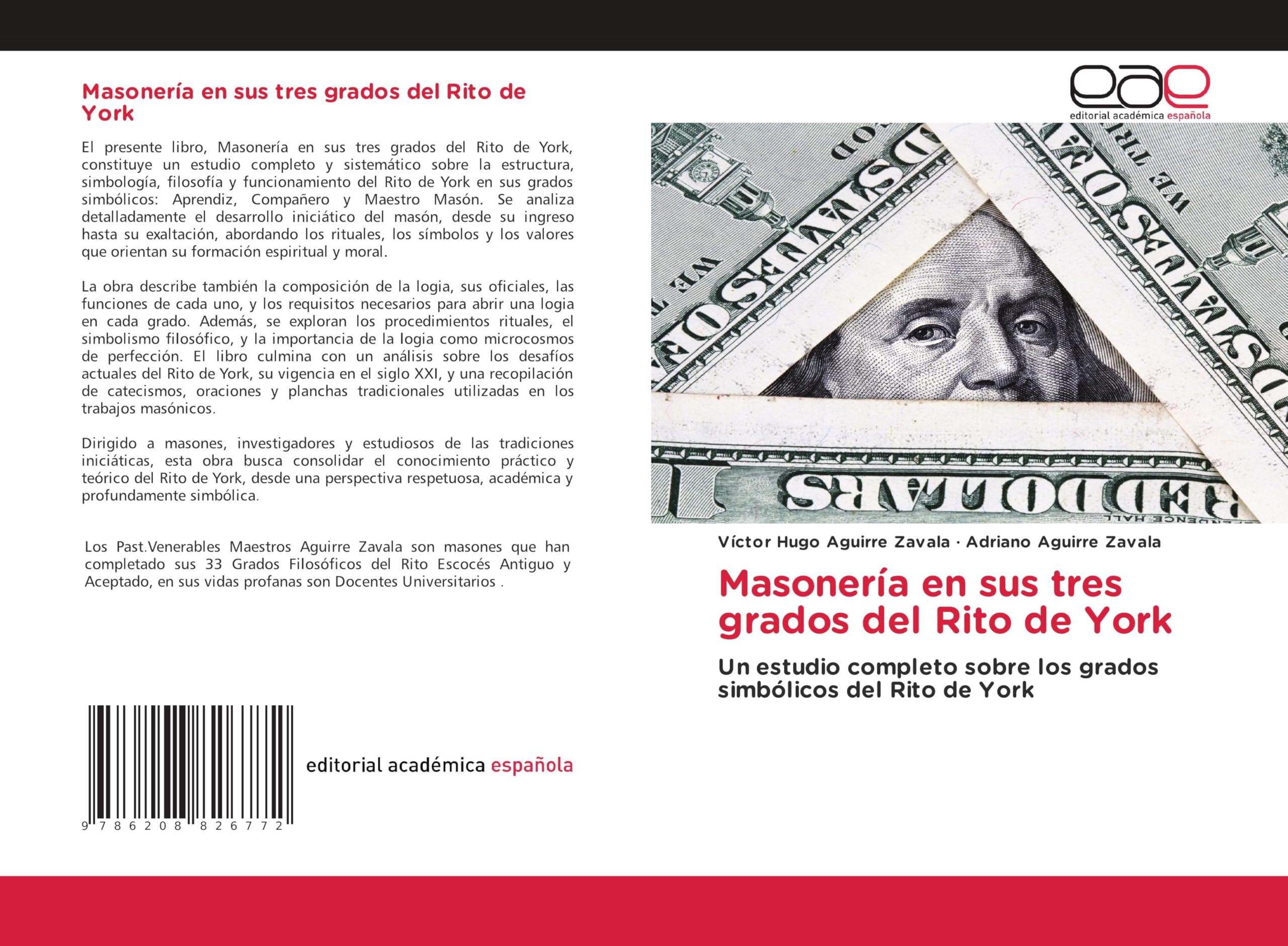Masonería en sus tres grados del Rito de York Law